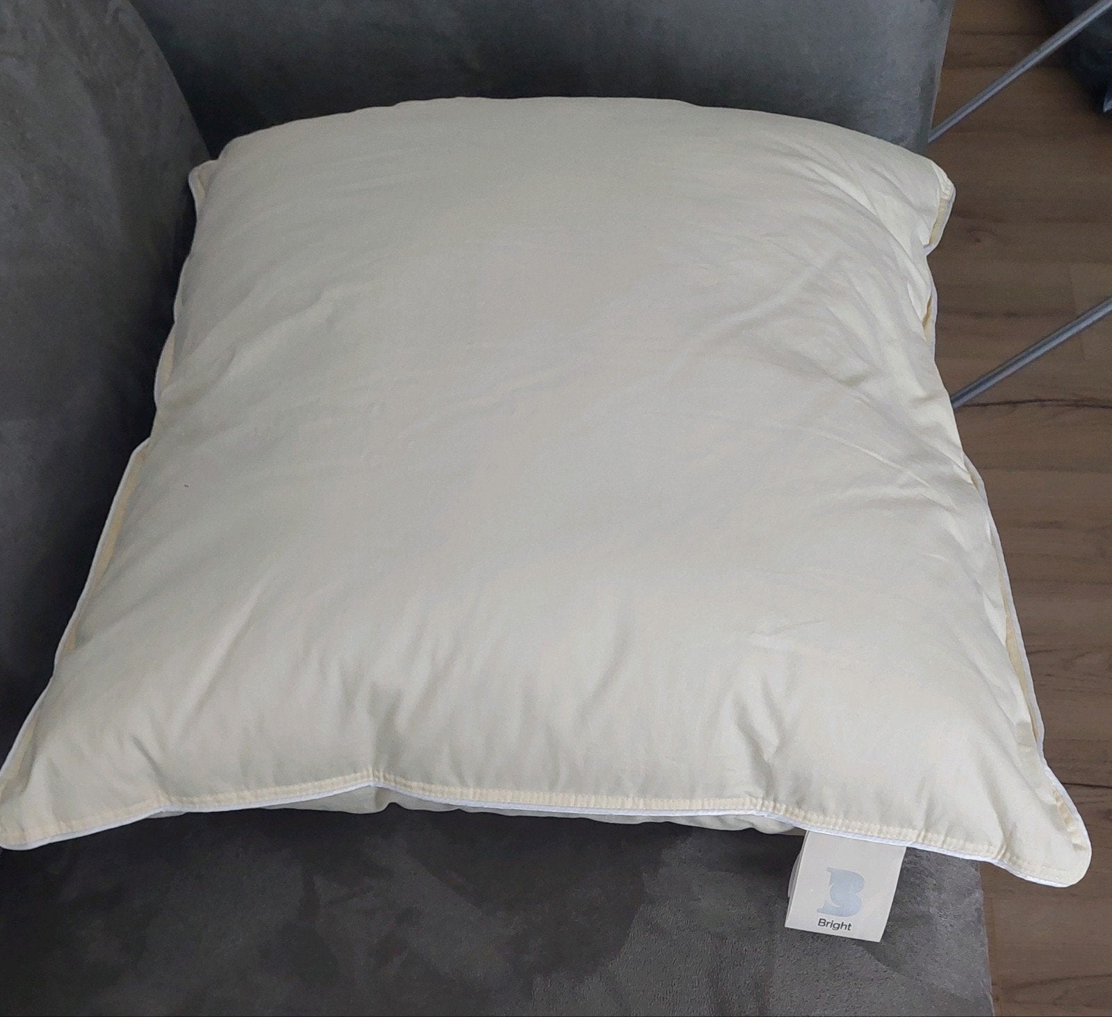 Kussen kapok 60x70 Bright. Nieuw., Huis en Inrichting, Ophalen, Nieuw, Beige, Rechthoekig