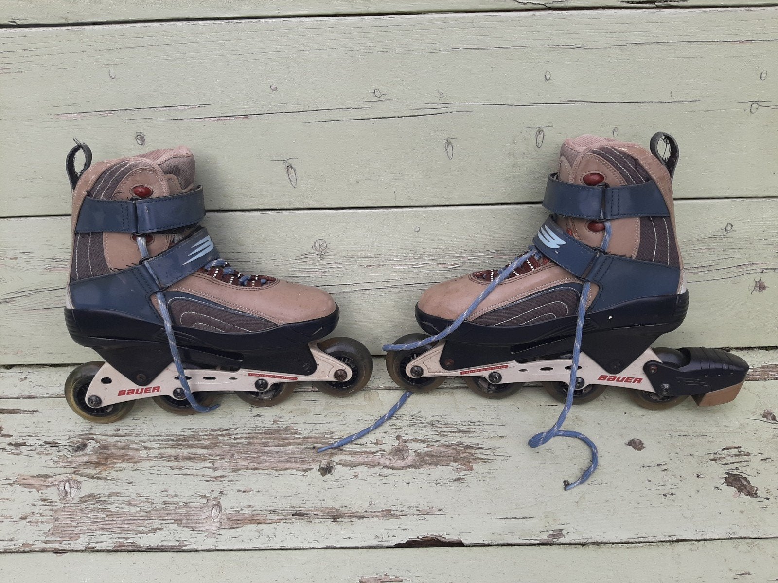 Bauer inline skates - Maat 40,5 (schoenmaat normaal 39), Gebruikt, Bauer, Dames, Ophalen of Verzenden
