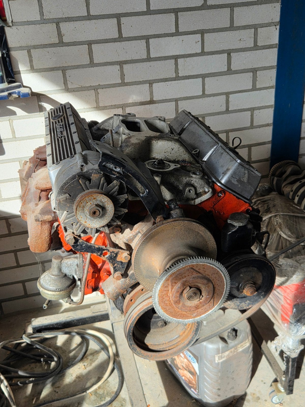 Chevrolet Small Block V8 307 / 5.0 ltr. - Edelbrock Performe, Ophalen, Gebruikt, Amerikaanse onderdelen