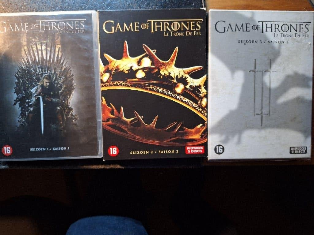game of thrones 1 2  en 3, Cd's en Dvd's, Science Fiction en Fantasy, Ophalen of Verzenden, Vanaf 12 jaar, Gebruikt