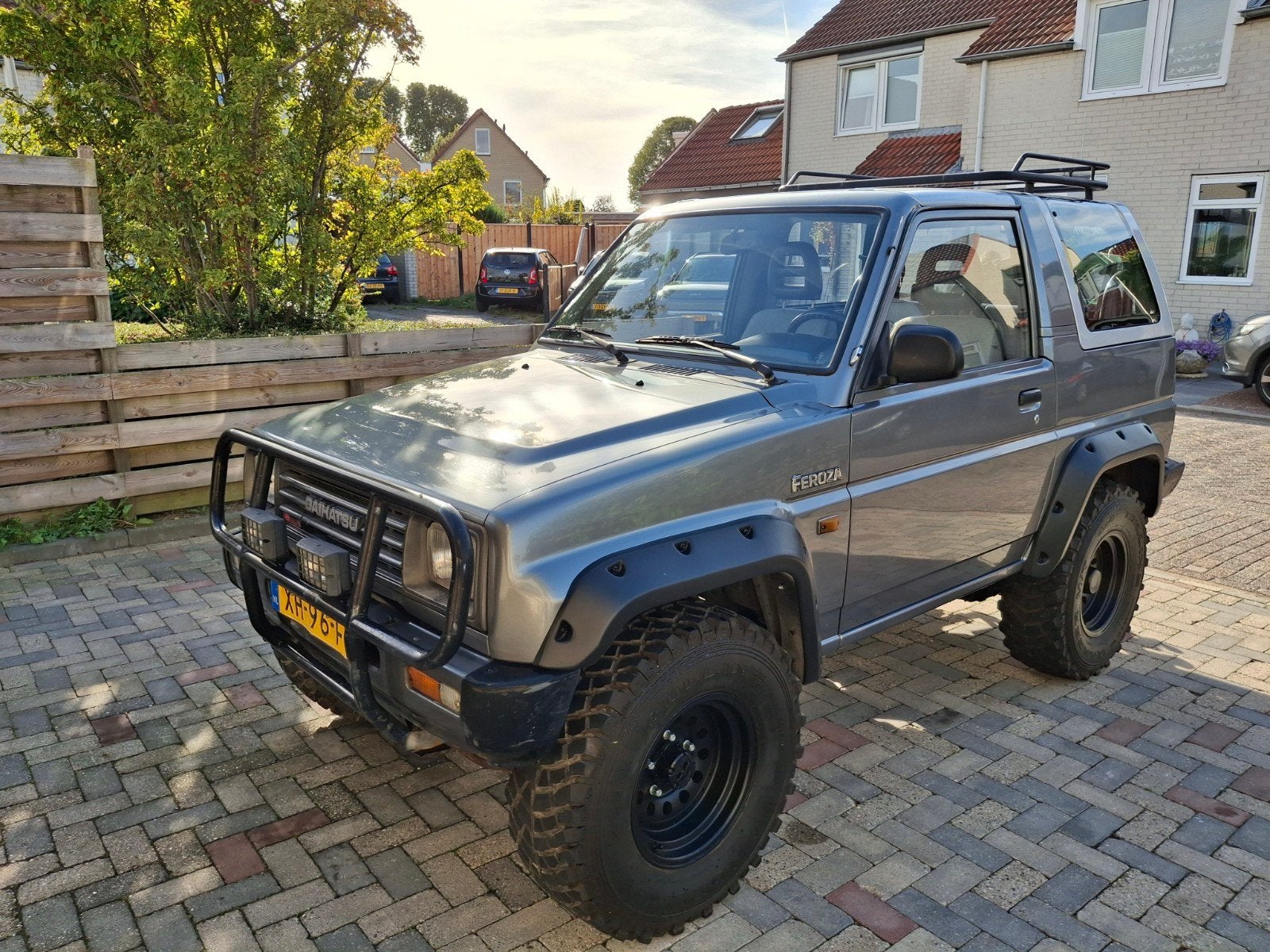 Daihatsu Feroza 1.6 I EL Resintop 4WD 16V U9 1989 Grijs, Auto's, Feroza, 1589 cc, Origineel Nederlands, Vierwielaandrijving