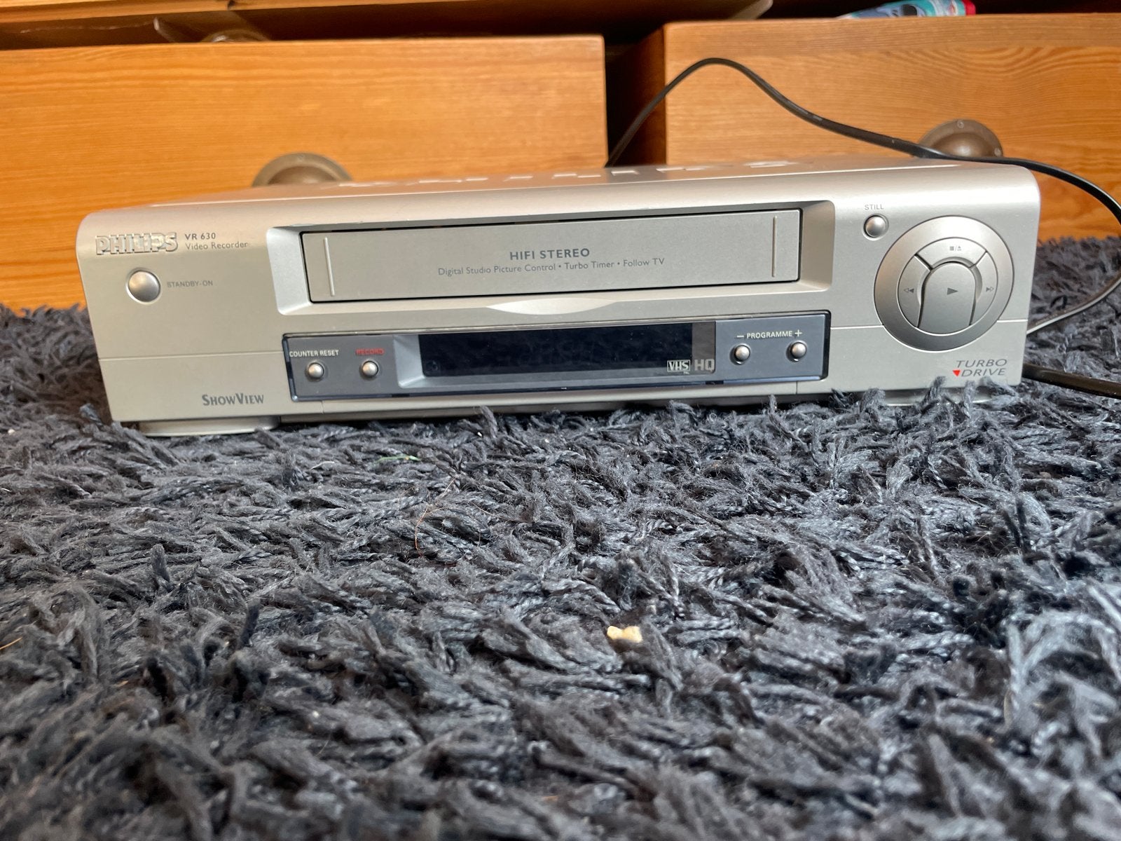 Philips VR 430 HIFI Stereo VHS Video Recorder, Ophalen, Niet werkend, VHS-speler of -recorder