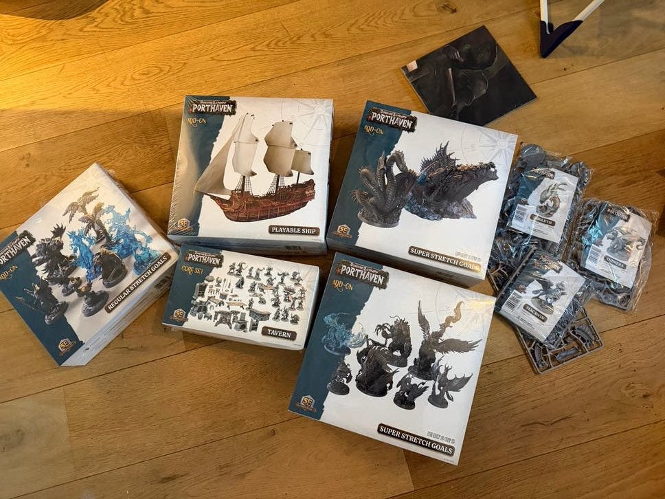 MOET WEG: Porthaven Dungeons & Lasers - Complete Set (Nieuw), Ophalen of Verzenden, Nieuw, Groter dan 1:35, Figuur of Figuren