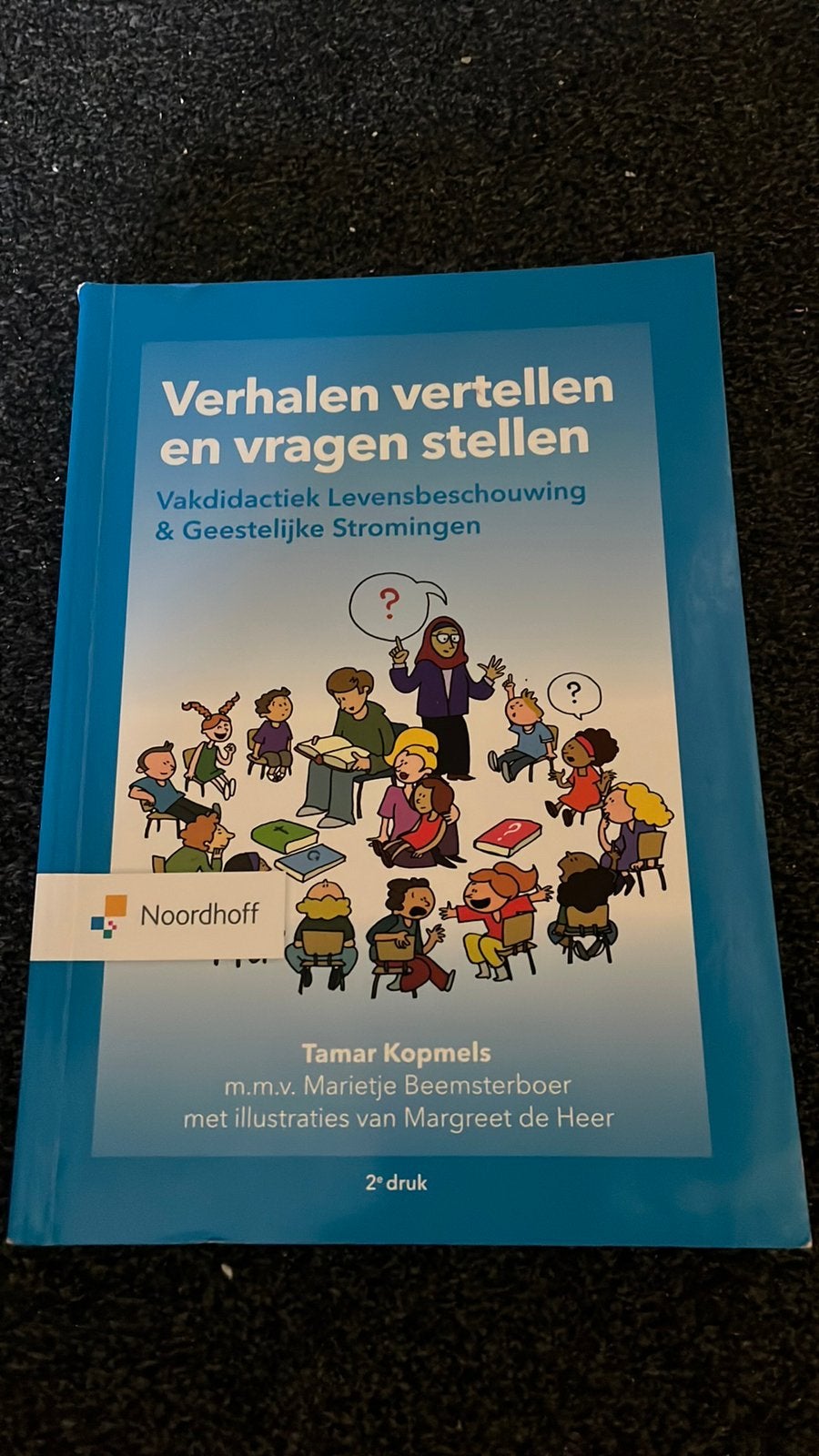Verhalen vertellen en vragen stellen; Tamar Kopmels, Boeken, Ophalen of Verzenden, Zo goed als nieuw, Overige niveaus, Nederlands