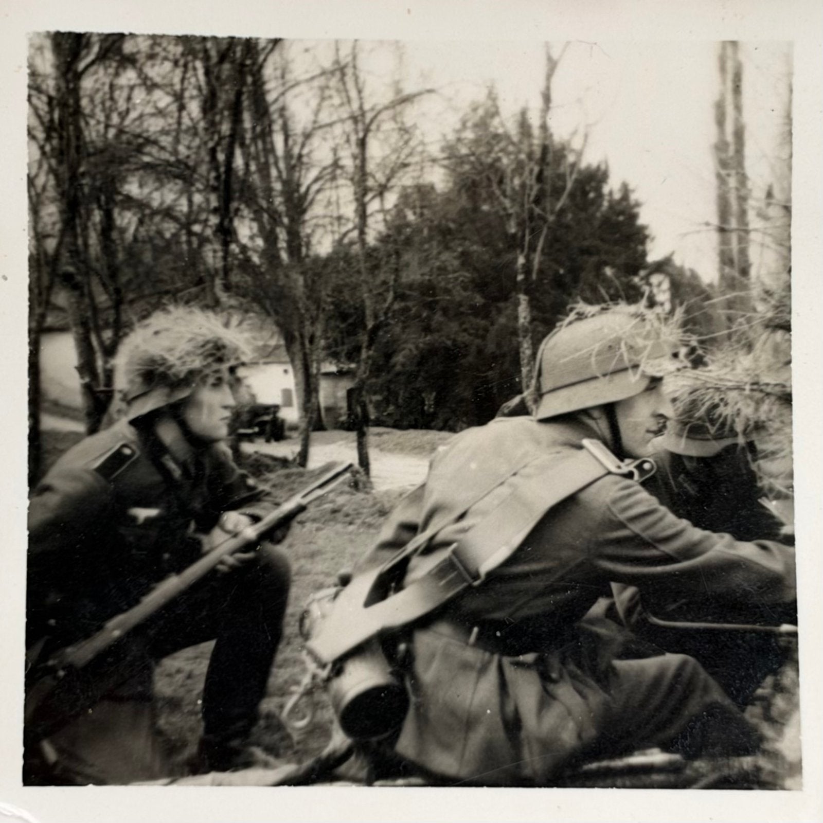 3x panzerjager met pak geschut foto’s in Chillac Charente, Ophalen of Verzenden, Nederland
