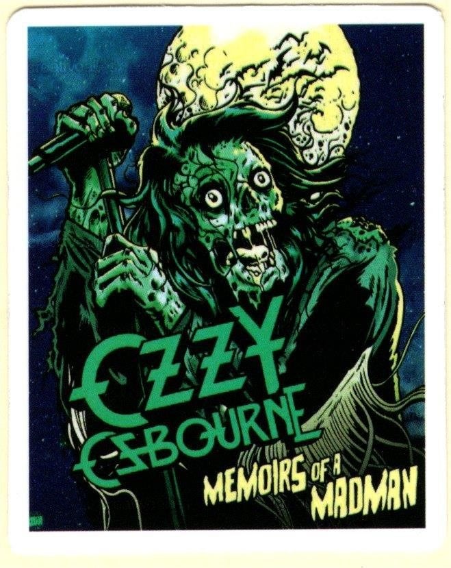 Ozzy Osbourne sticker #5, Verzamelen, Verzenden, Nieuw, Foto of Kaart
