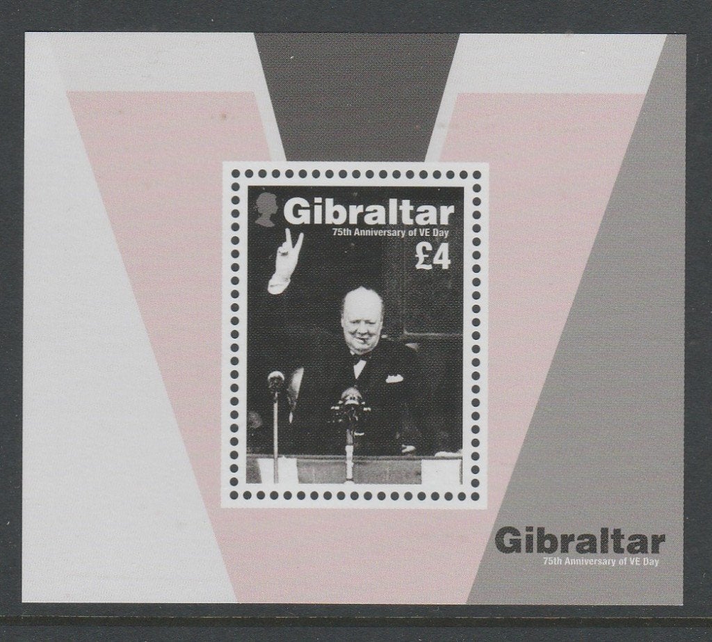 Gibraltar - 2020 - 75 jr einde Tweede Wereldoorlog Churchill, Verzenden, Overige landen, Postfris
