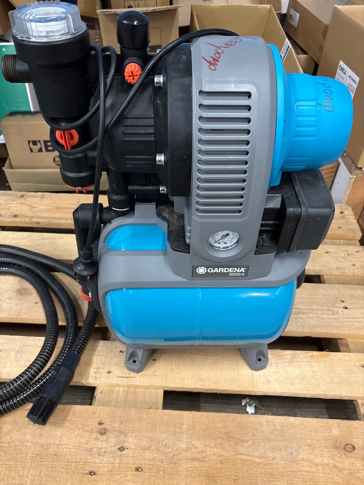 Gardena Hydrofoorpomp 3000/4 Classic - 650W, Ophalen of Verzenden, Gebruikt, Elektrisch, Hydrofoorpomp