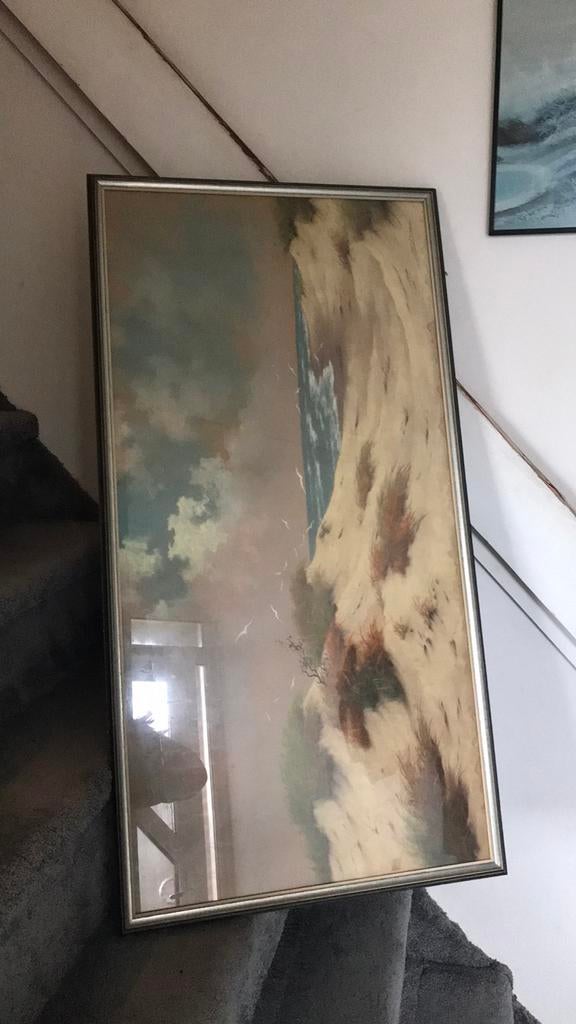 Leuke schilderij afmetingen breedte 101 en lengte 53, Ophalen of Verzenden