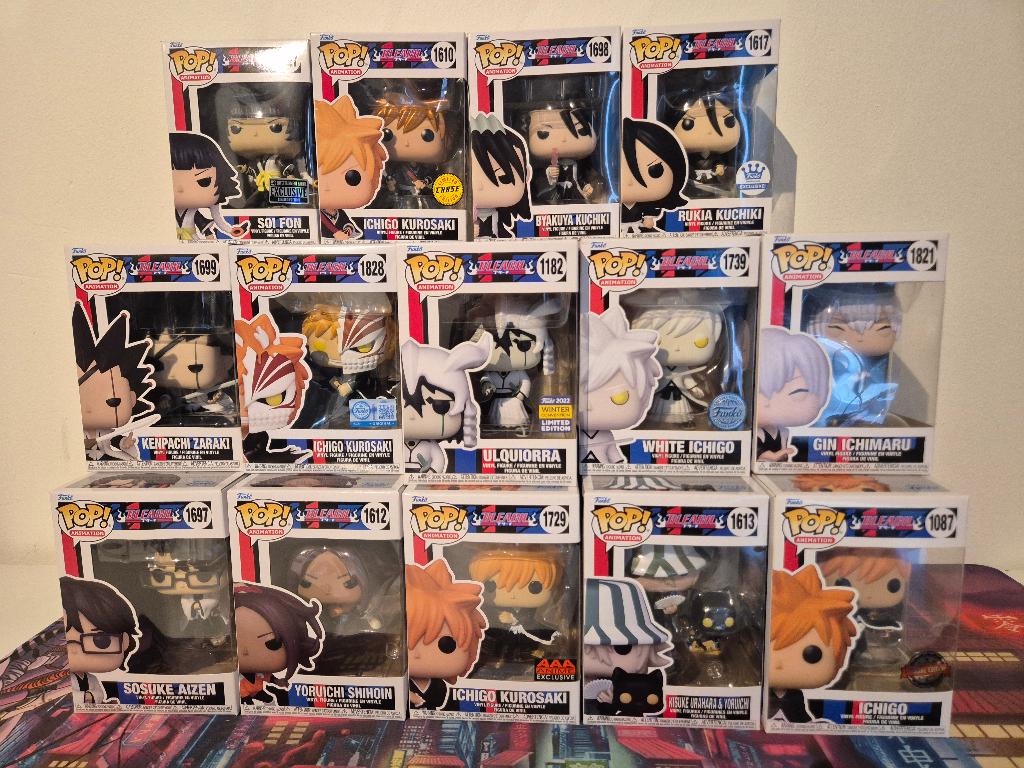 Funko Pop Bleach Bundle – Ichigo Chase / Ulquiorra / Excl., Ophalen, Zo goed als nieuw