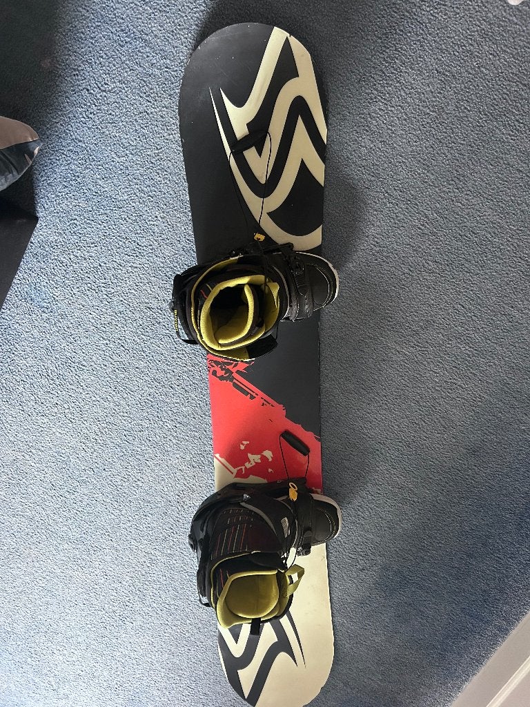 Snowboard  Burton bindingen en K2 Moto boots, Sport en Fitness, Ophalen, Gebruikt, Board