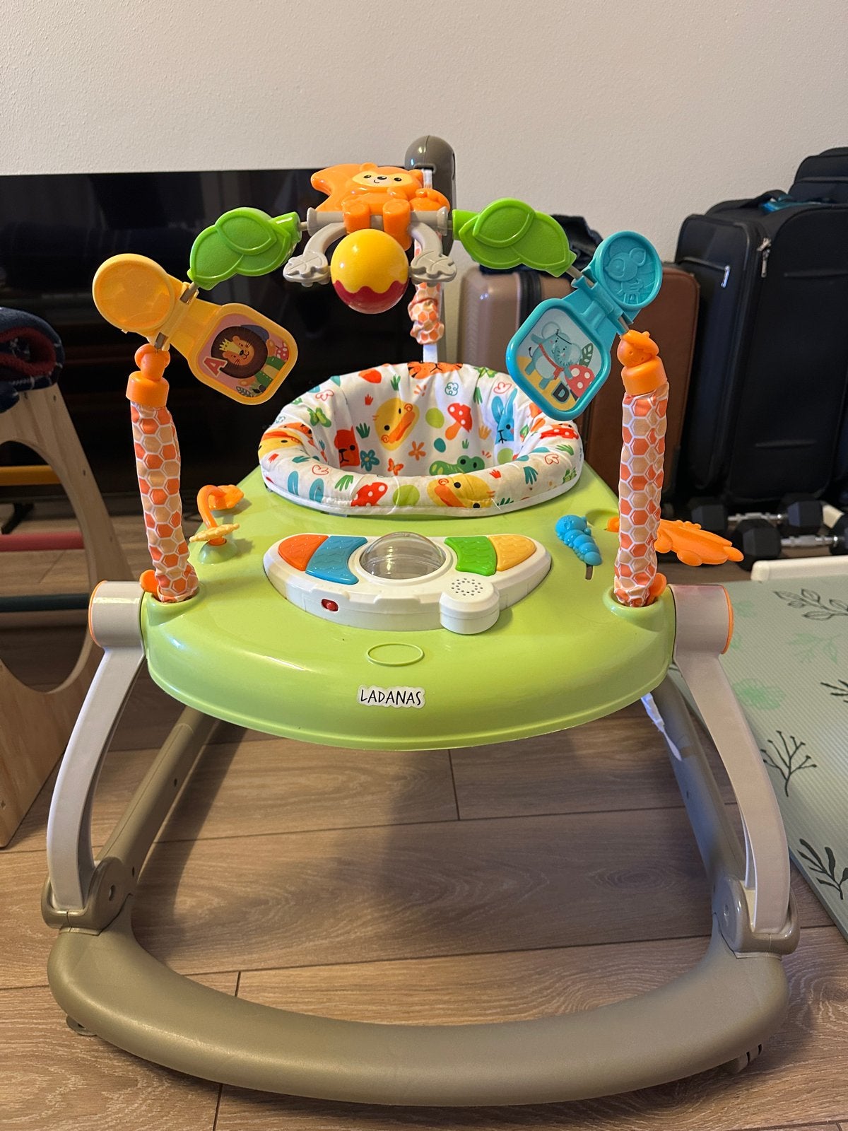 LADANAS Babywalker met Speelcenter en Geluid, Ophalen, Zo goed als nieuw, Overige typen, Met geluid