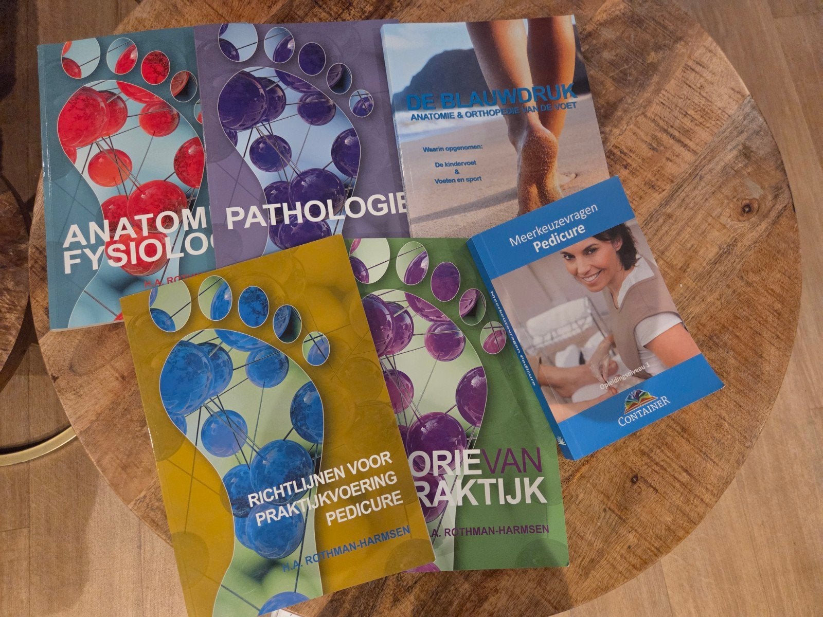 Pedicure Boekenpakket: Anatomie, Pathologie, Praktijkvoering, Boeken, Ophalen, Gelezen, MBO, M. Rothman-Harmsen