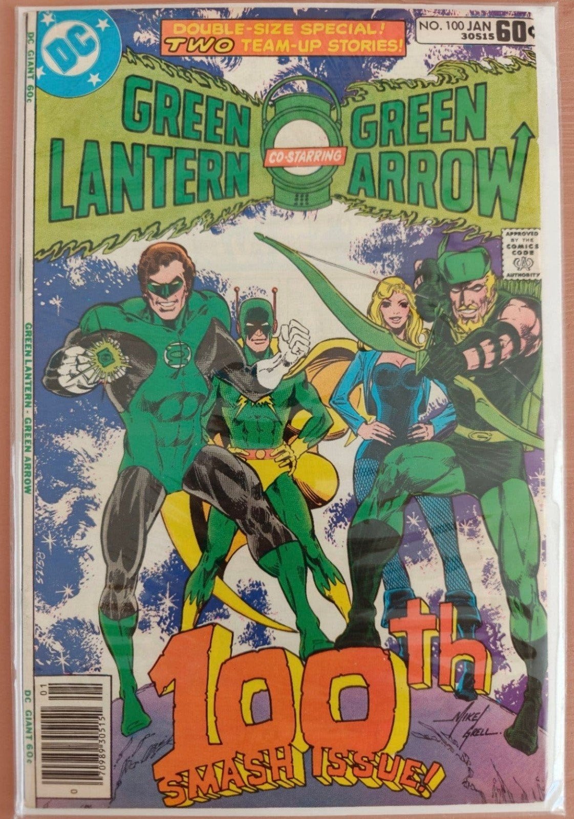 Green Lantern #100 (1978)🔑, Eén comic, Amerika, Ophalen of Verzenden, Zo goed als nieuw