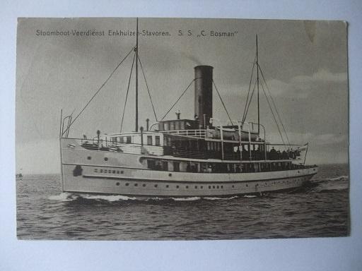P193 Stoomboot Enkhuizen-Stavoren - 1929, Verzenden, 1920 tot 1940, Gelopen, Noord-Holland