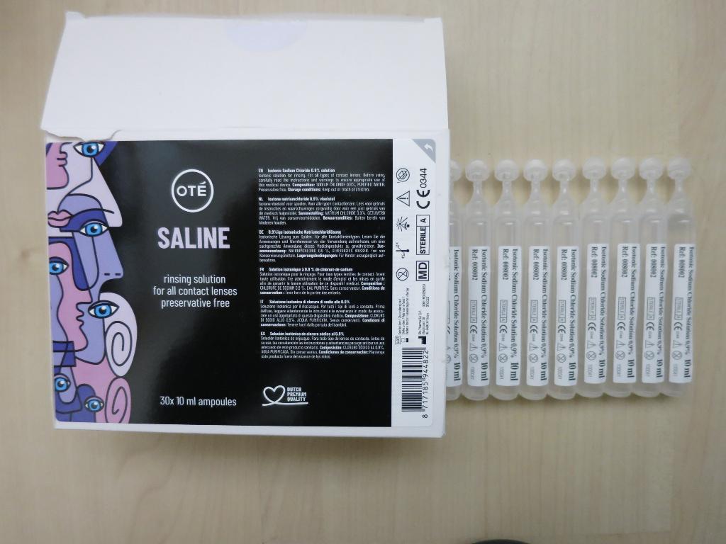 Ote Saline lenzenvloeistof, Ophalen of Verzenden, Nieuw, Overige kleuren, Ogen