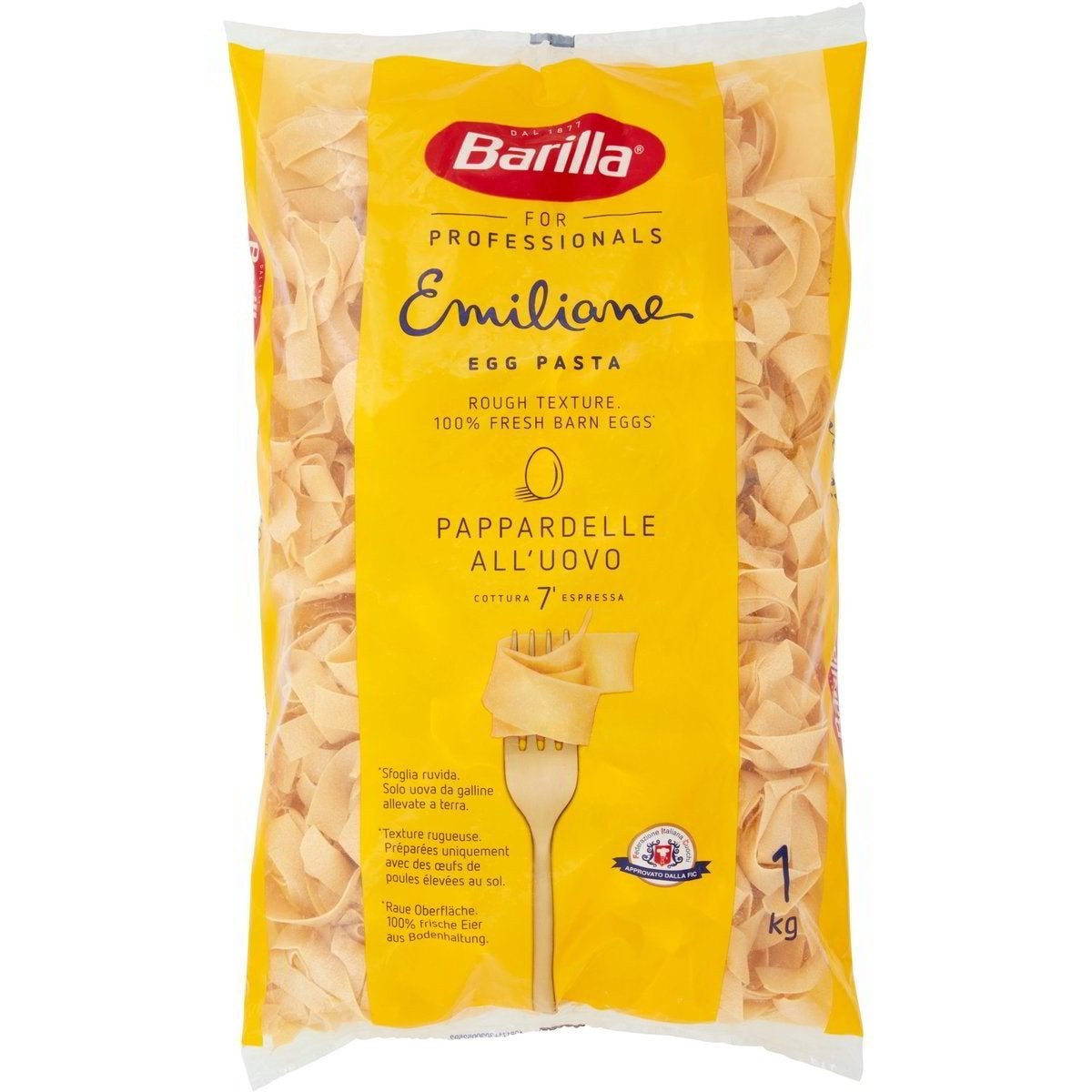 Barilla Emiliane Pappardelle all'Uovo van 1 kg, Diversen, Ophalen of Verzenden
