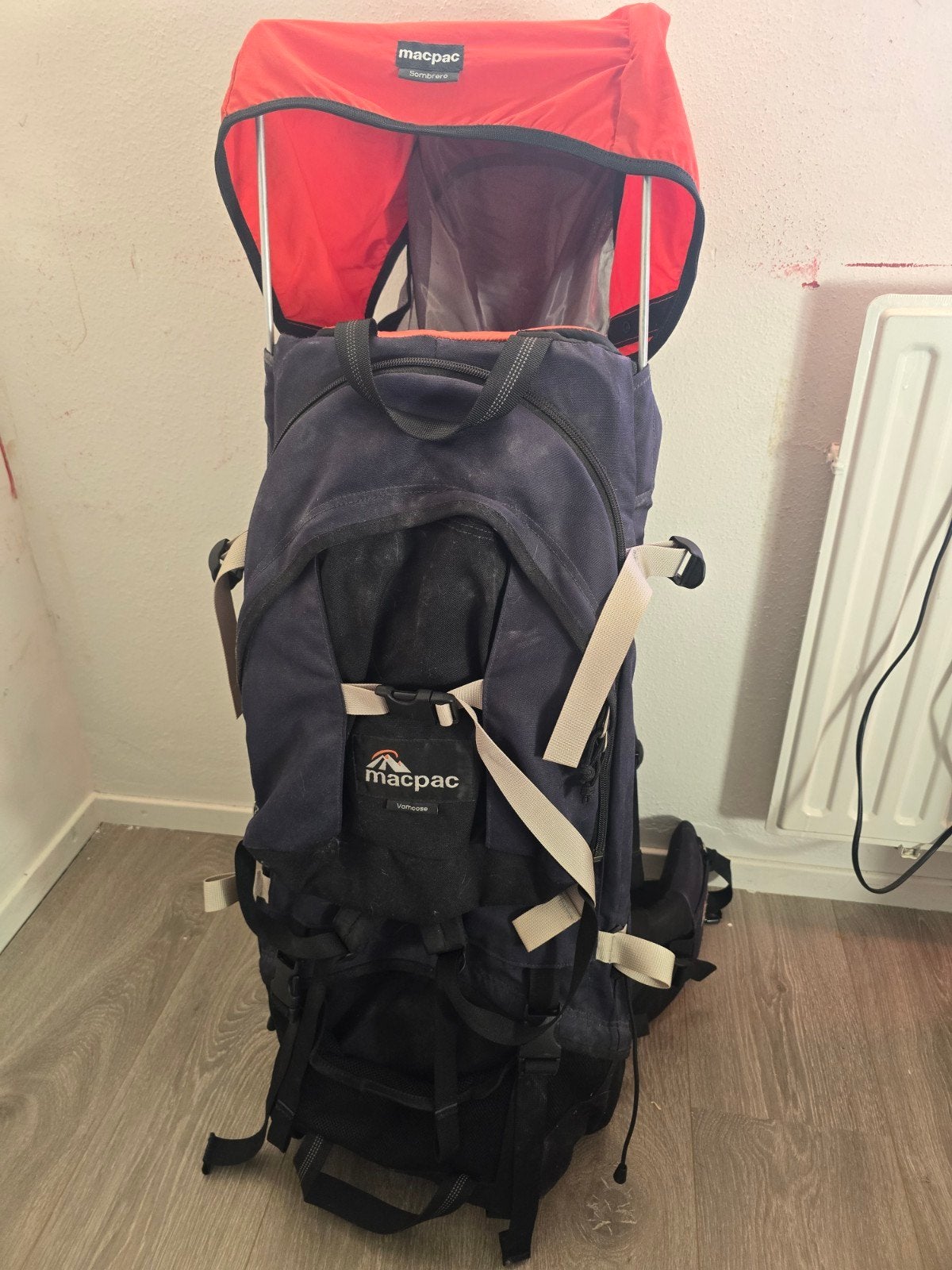 Macpac Vamoose Draagzak - Ideaal voor wandelingen, Kinderen en Baby's, Gebruikt, Rug, Draagzak, Ophalen