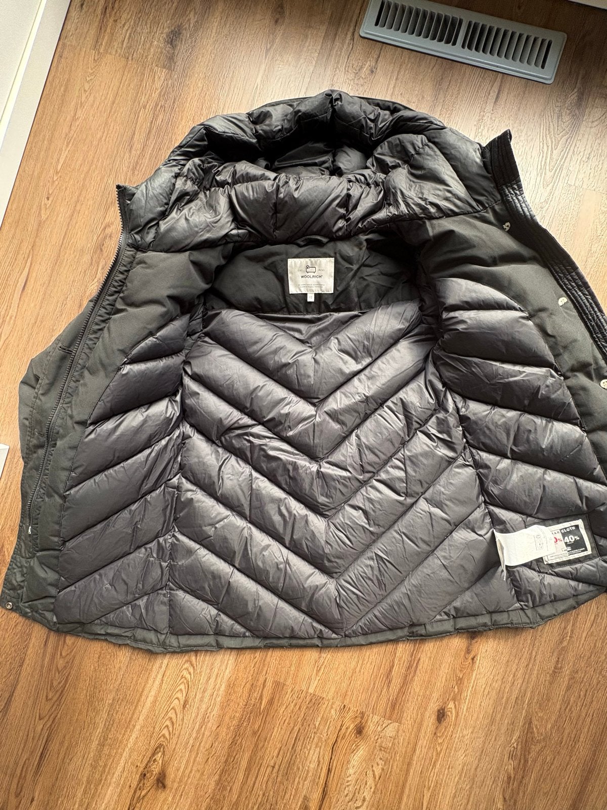 Woolrich winterjas maat 12 (kindermaat), Ophalen of Verzenden, Gebruikt, Meisje, Jas