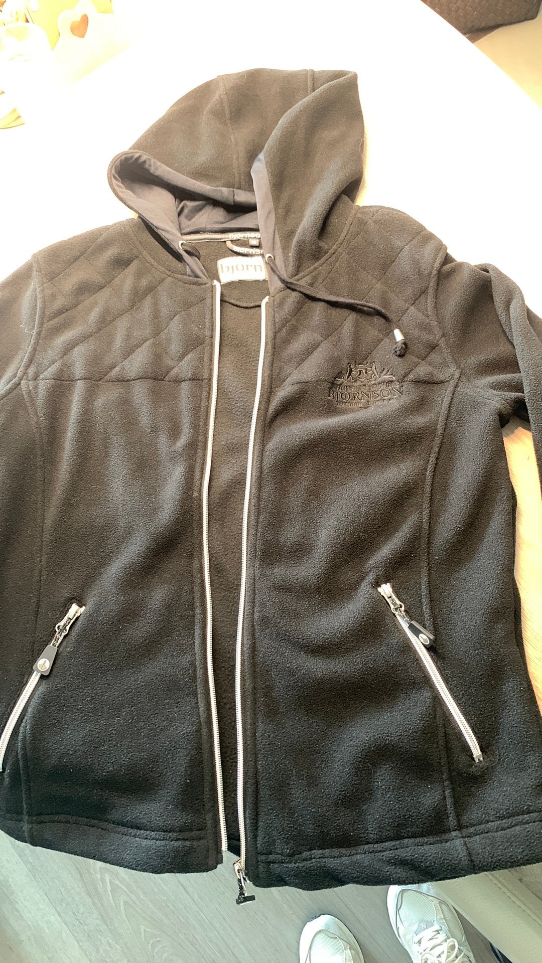 Fleecevest, Ophalen of Verzenden, Gedragen, Maat 38/40 (M), Zwart