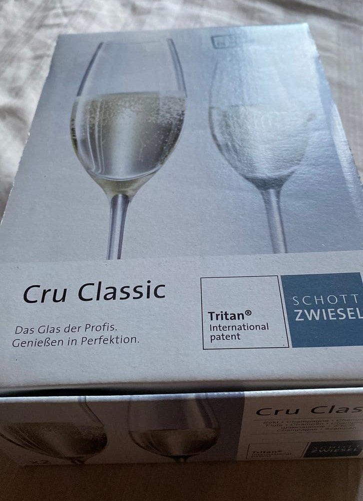 Cru classic champagneglazen nieuw in doos, Ophalen of Verzenden, Nieuw, Overige typen