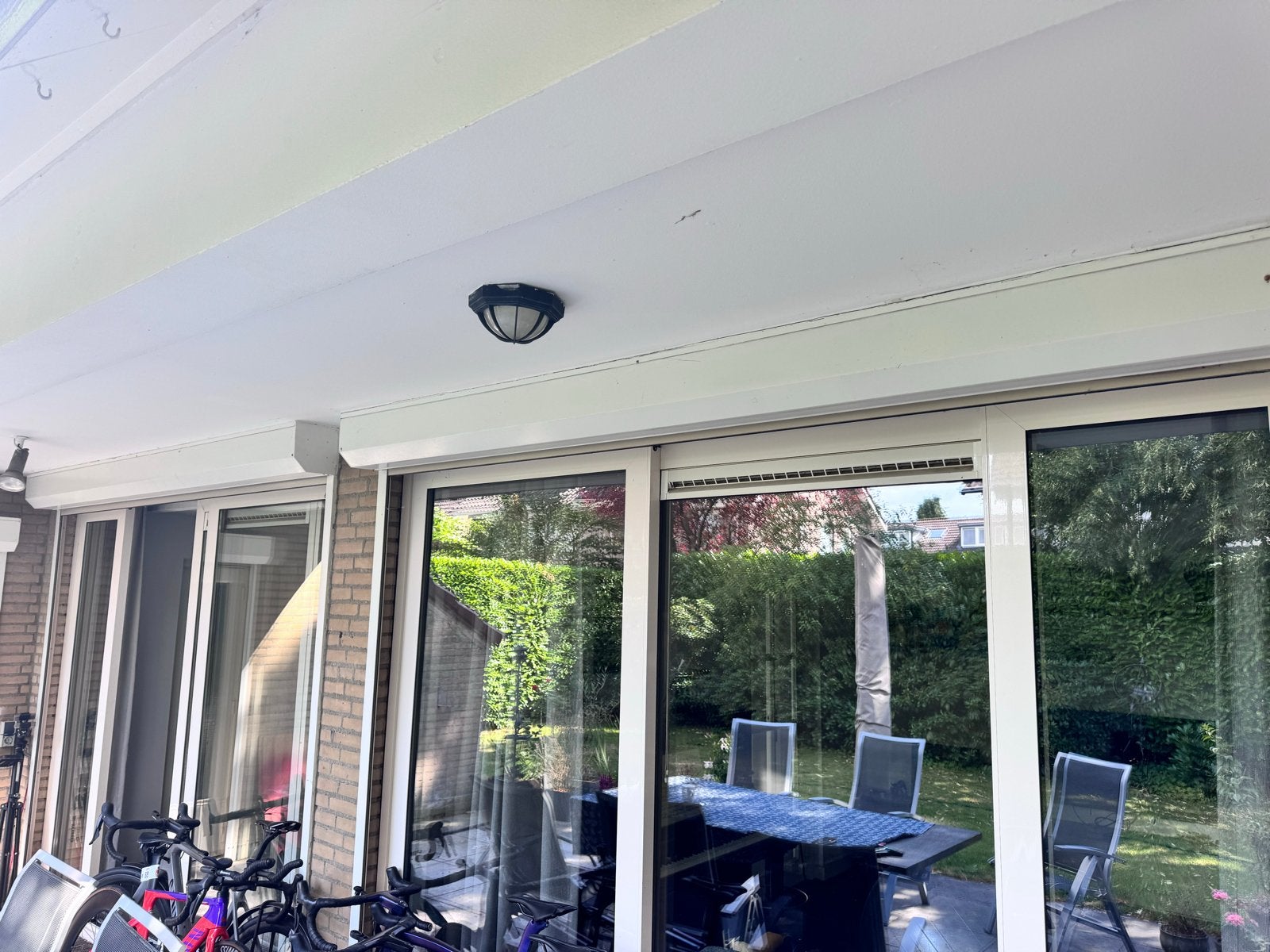 Electrisch rolluik 310 b * 265 h 2 stuks, Ophalen, 200 cm of meer, Wit, Zo goed als nieuw