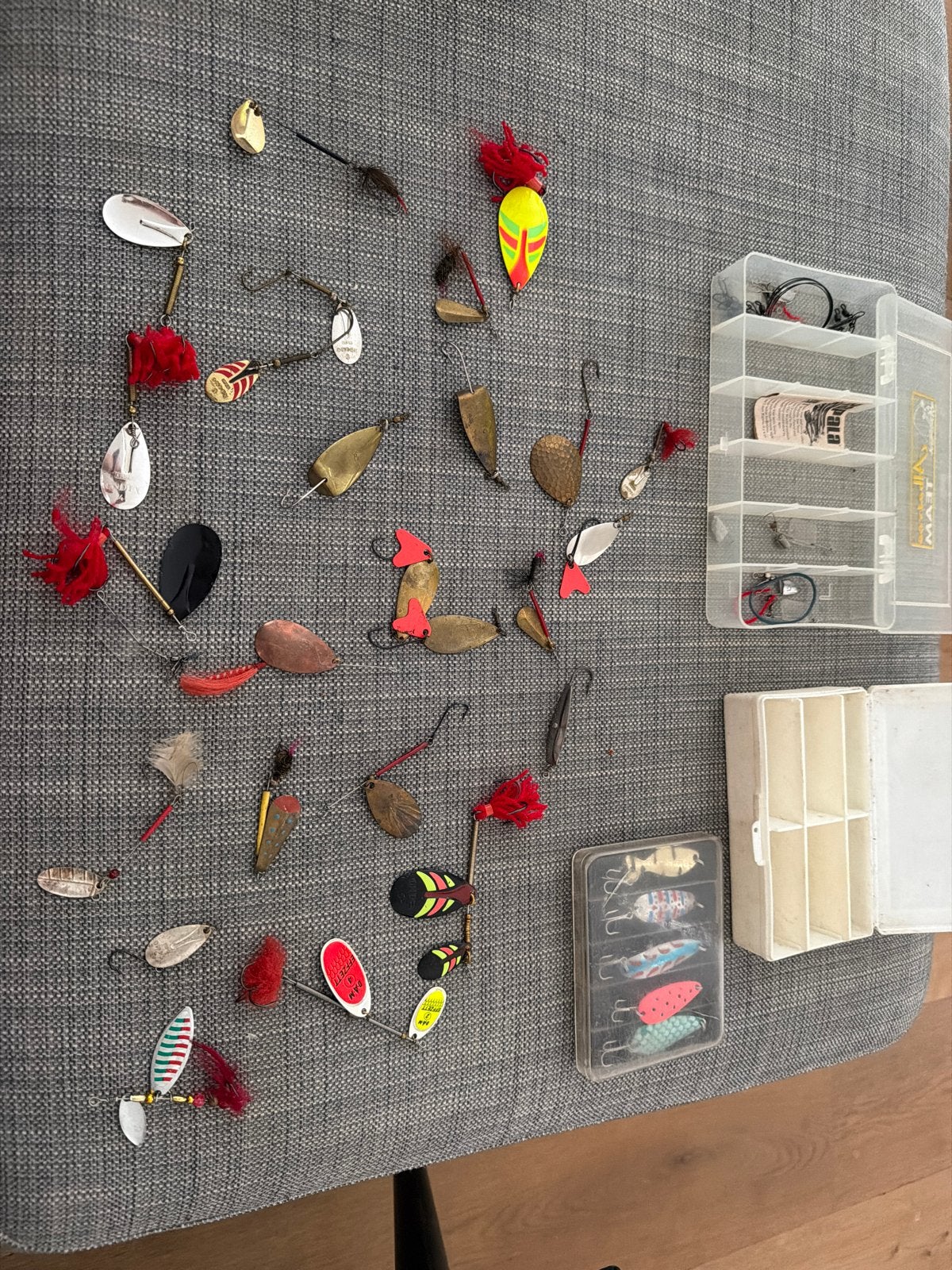 Spinners, Fairplay, Dam, Ondex - Diverse kunstaas set, Ophalen of Verzenden, Gebruikt, Kunstaas