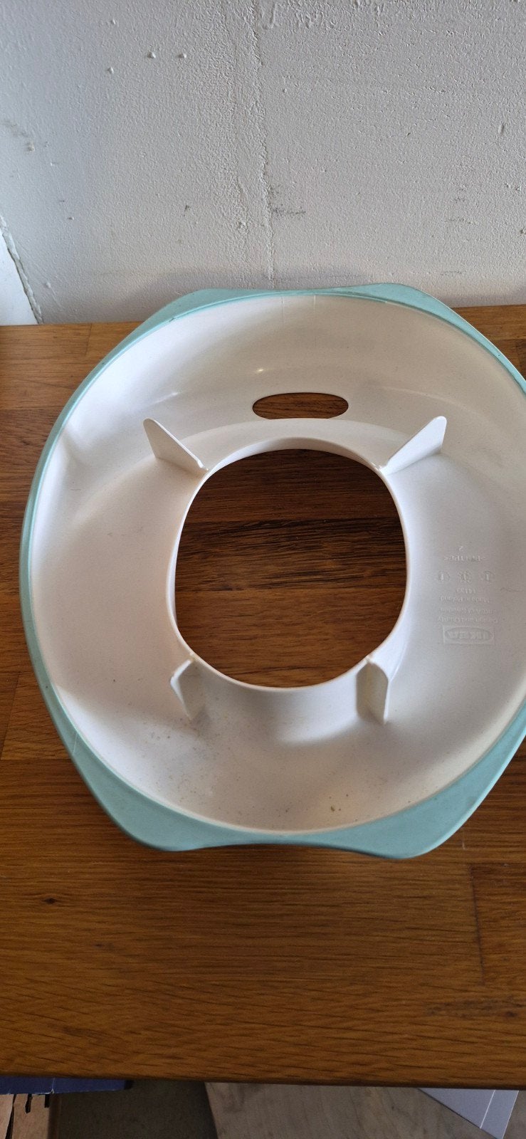 2x IKEA LILLA Kinder Toiletbril Verkleiner - Groen & Blauw, Ophalen, Gebruikt