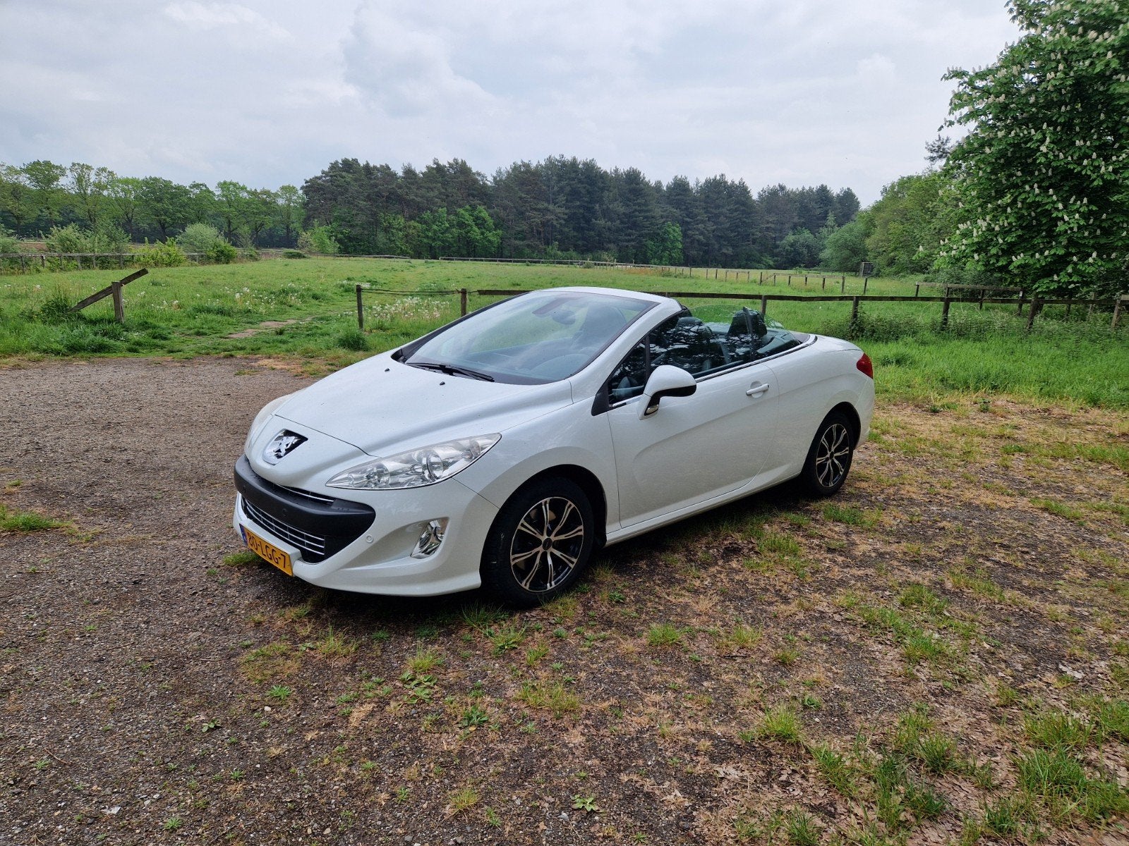 Peugeot 308 1.6 THP CC AUT 2010 Wit, Auto's, Zwart, Wit, Electronic Stability Program (ESP), Particulier