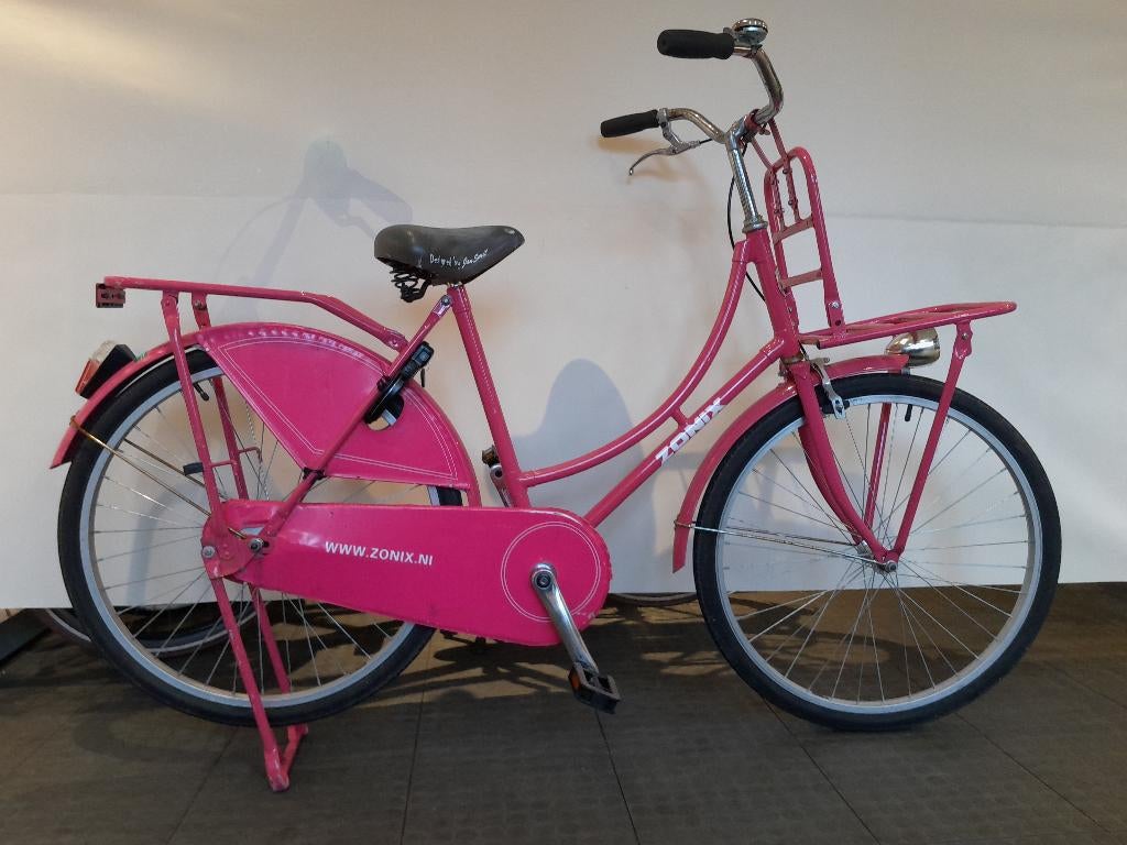 26 inch Zonix Transport met een voordraer., Fietsen en Brommers, Fietsen | Meisjes, Terugtraprem, Gebruikt, Zonix transport, Handrem