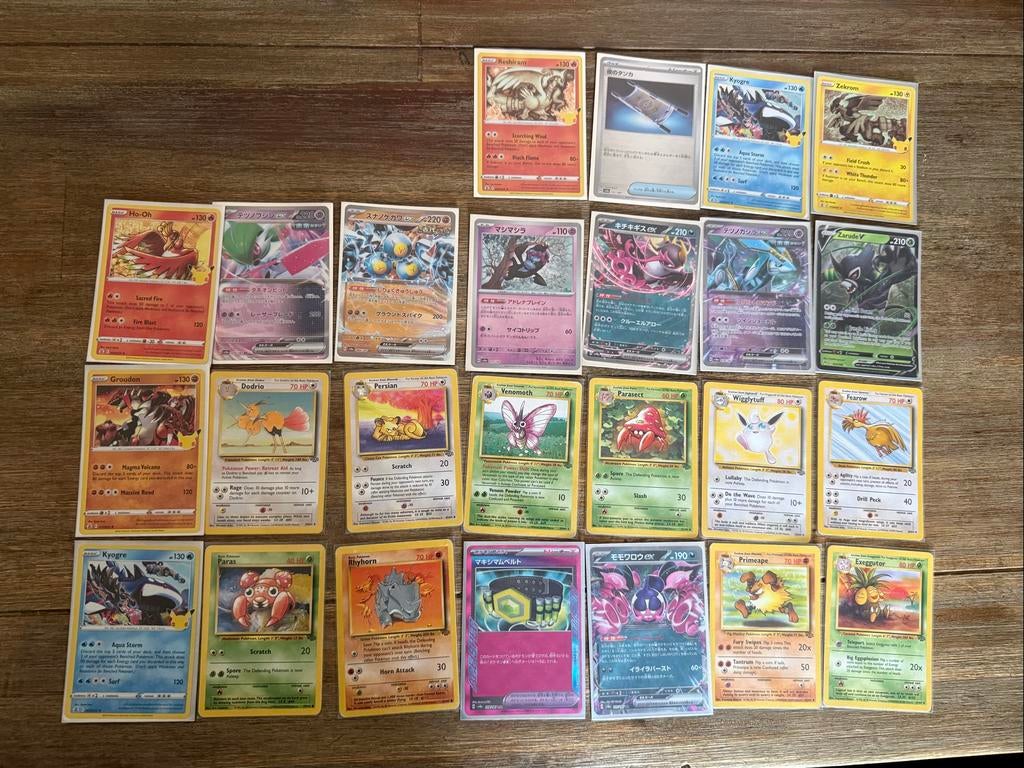 Pokémon EX en base kaarten,, Ophalen of Verzenden, Gebruikt, Meerdere kaarten, Foil