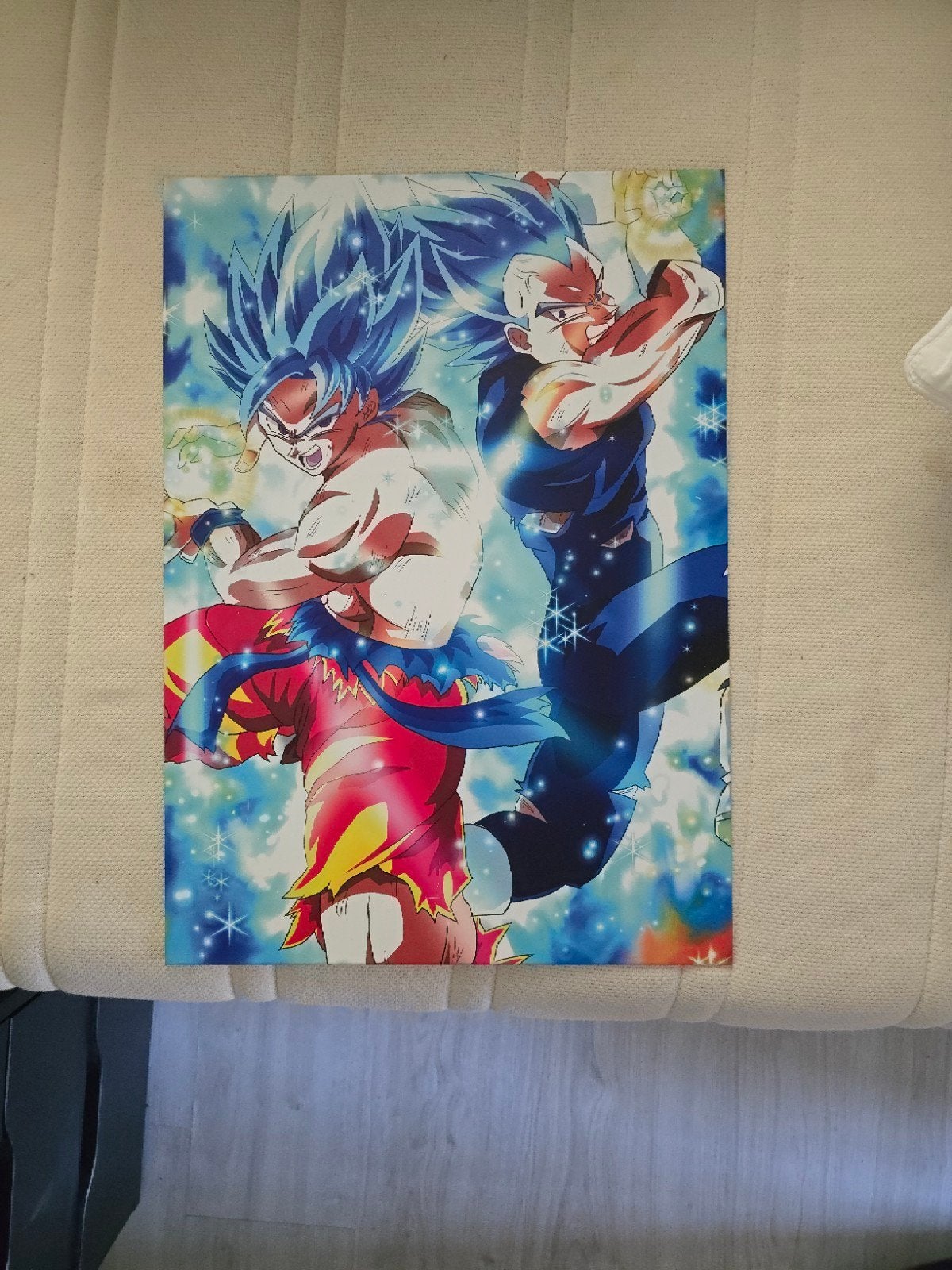 displate goku en vegeta - Zonder Magneet, Verzamelen, Posters, Ophalen, A1 t/m A3, Film en Tv, Rechthoekig Staand