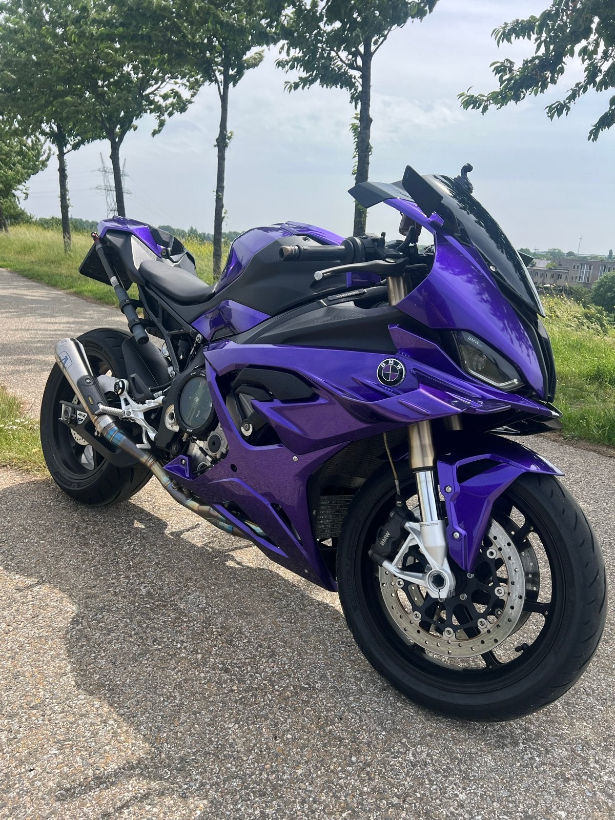 BMW S1000RR Sportmotor - Unieke Paarse look, Motoren, Motoren | BMW, 4 cilinders, Motorrijbewijs A, Gebruikt, Super Sport