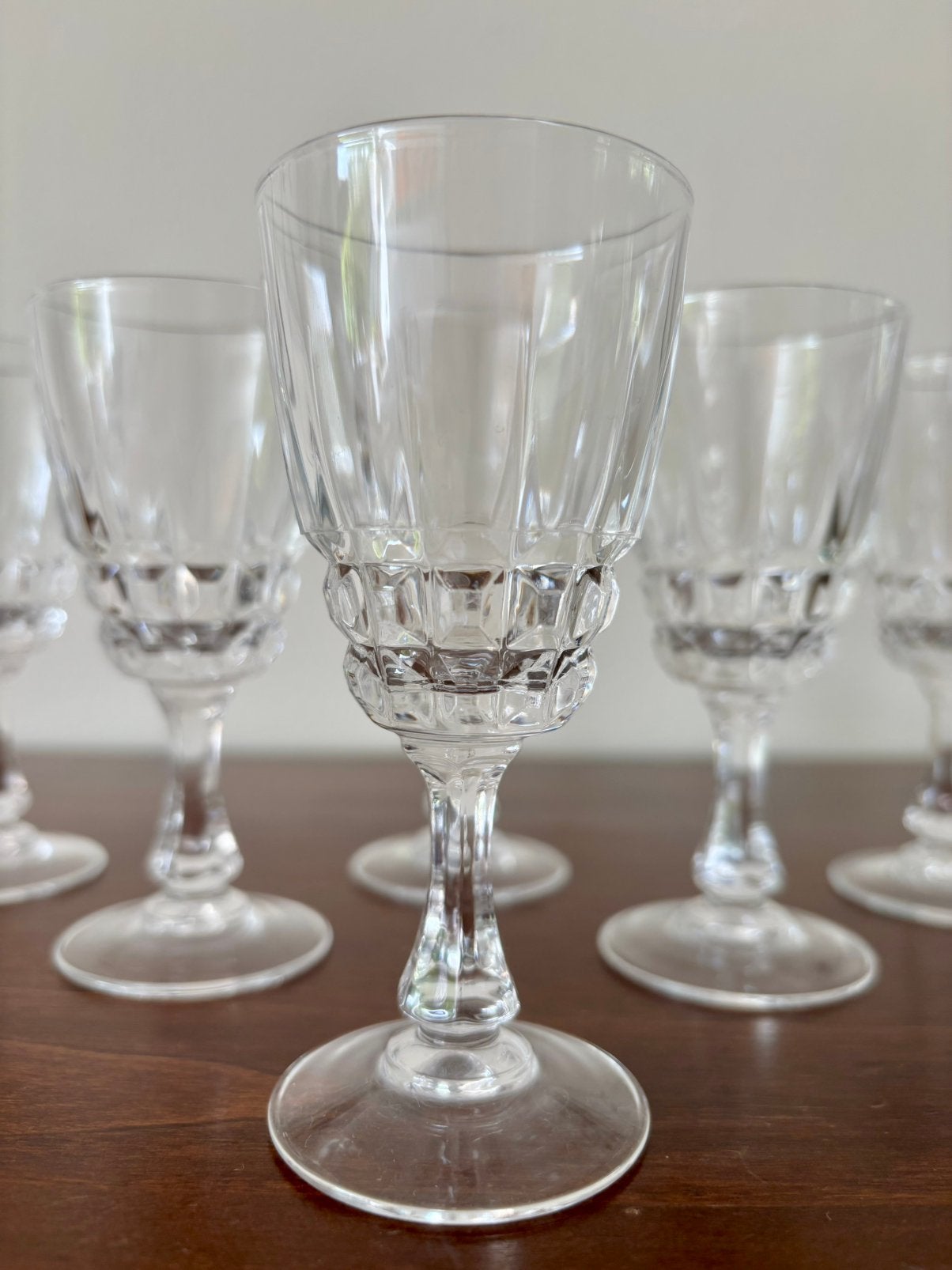 Cristal d’Arques-Durand “Pompadour” glazen, Verzamelen, Ophalen of Verzenden, Zo goed als nieuw, Overige typen