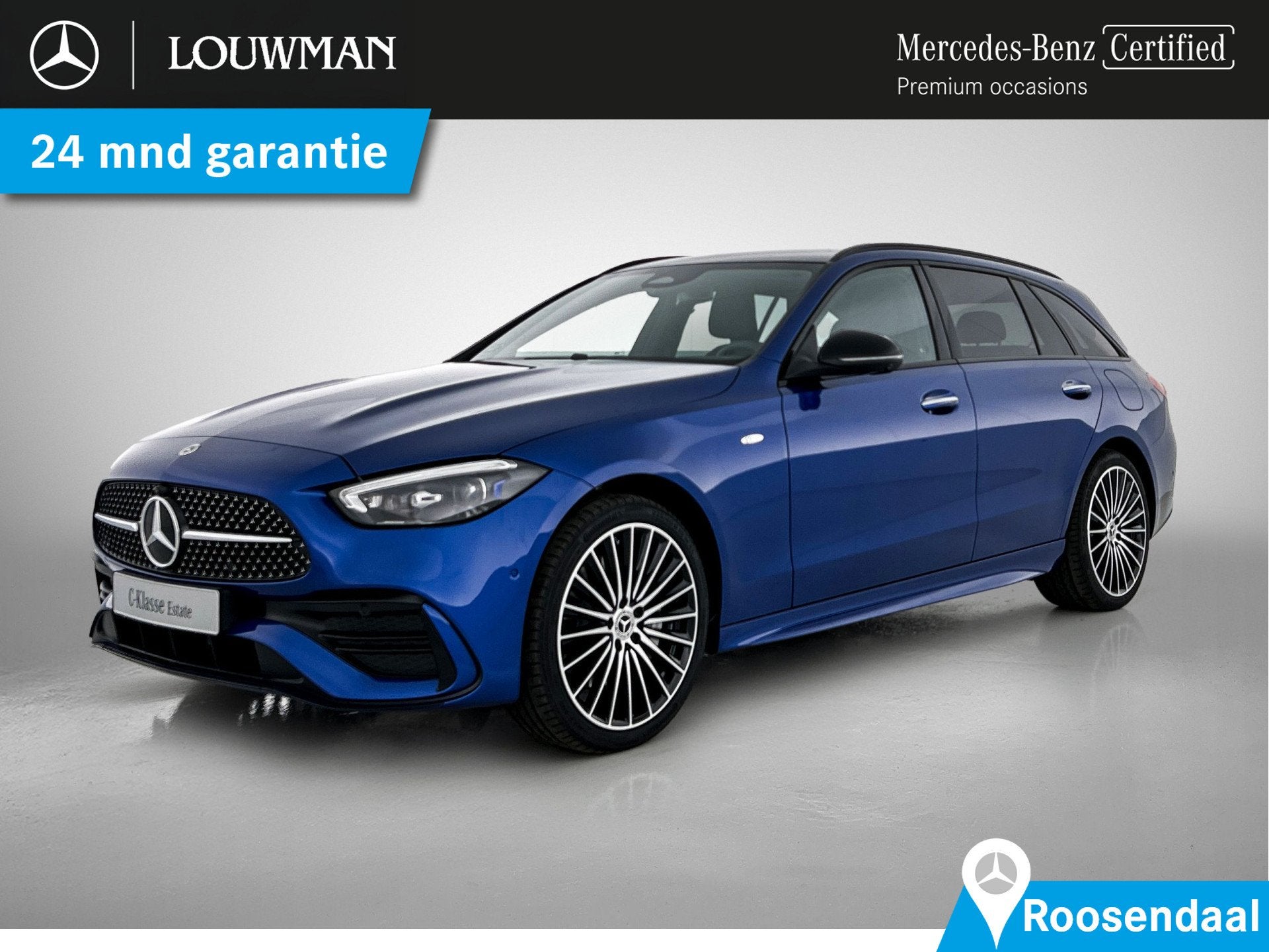 Mercedes-Benz C-Klasse Estate 300 e Business Solution AMG Ni, Auto's, Automaat, 12 maanden, Achterwielaandrijving, 1800 kg
