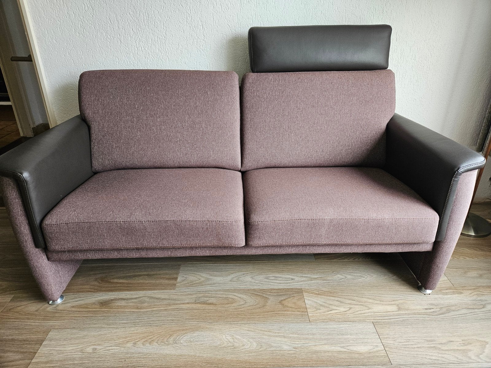 Prominent 2-zits bank met hoofdsteun - 180x82x90/115cm, Ophalen, Gebruikt, 150 tot 200 cm, Tweepersoons