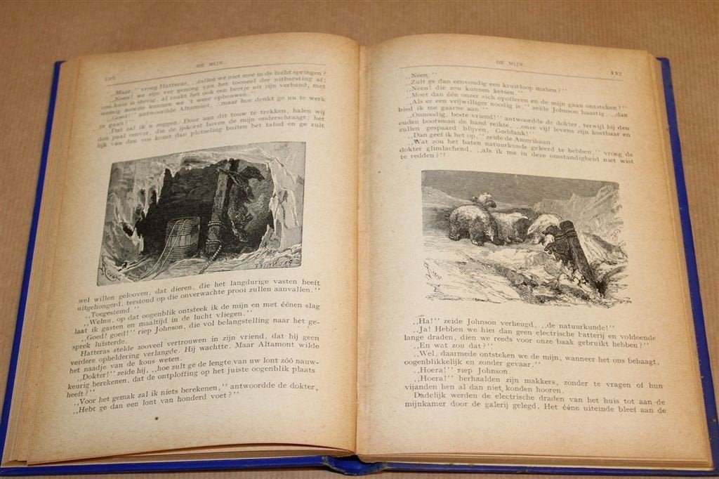 Kapitein Hatteras Deel 2 — Verne Wonderreizen Elsevier 1920, Boeken, Ophalen of Verzenden, Gelezen