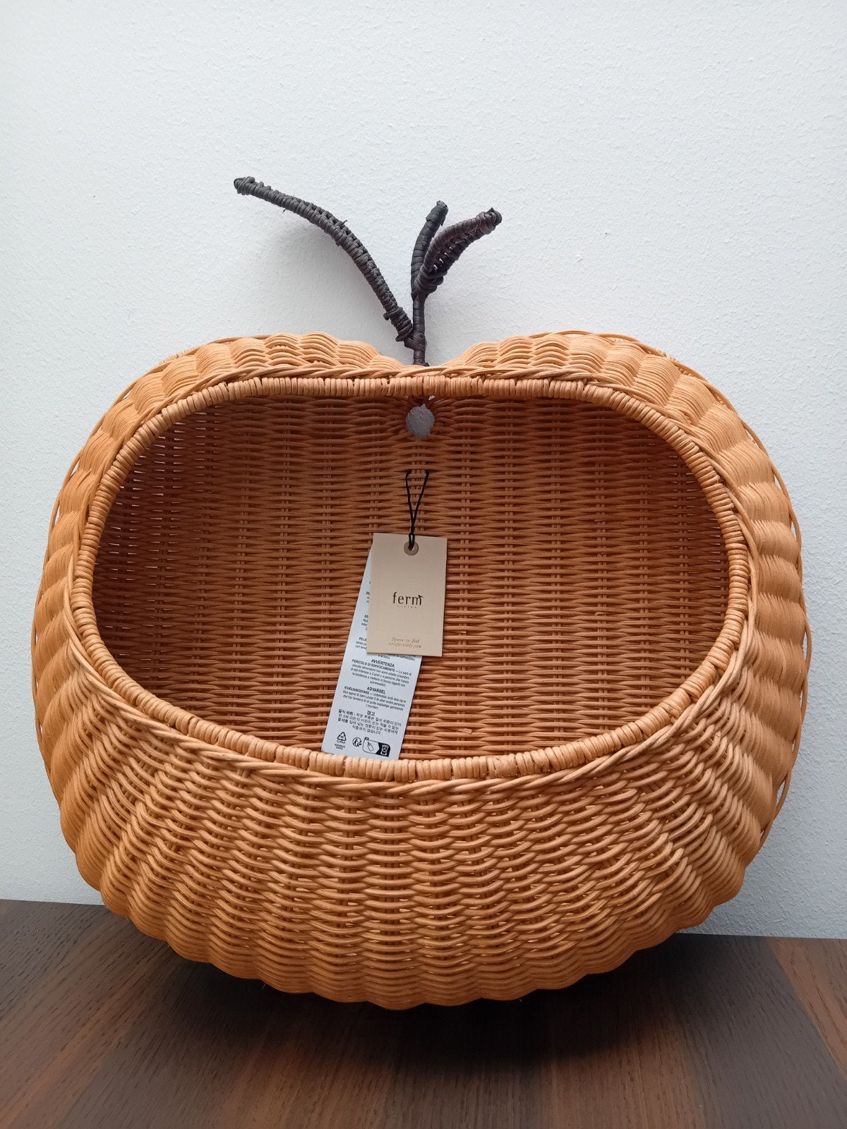 Ferm Living Apple Vlechtmand - NIEUW, Huis en Inrichting, Gevlochten, Mand, Ophalen of Verzenden, Zo goed als nieuw