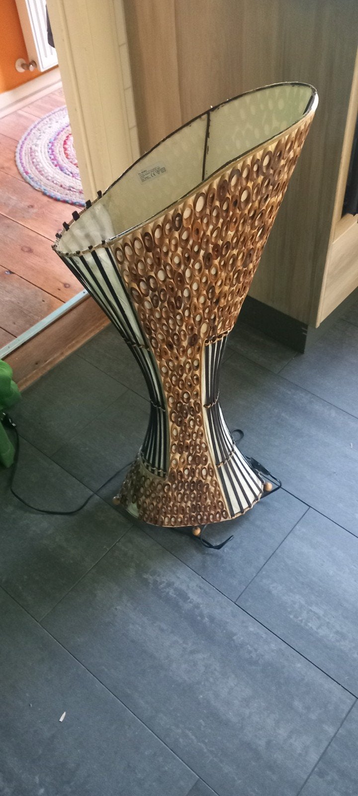 Vintage Schemerlamp van Worup - Uniek Design, Antiek en Kunst, Ophalen of Verzenden