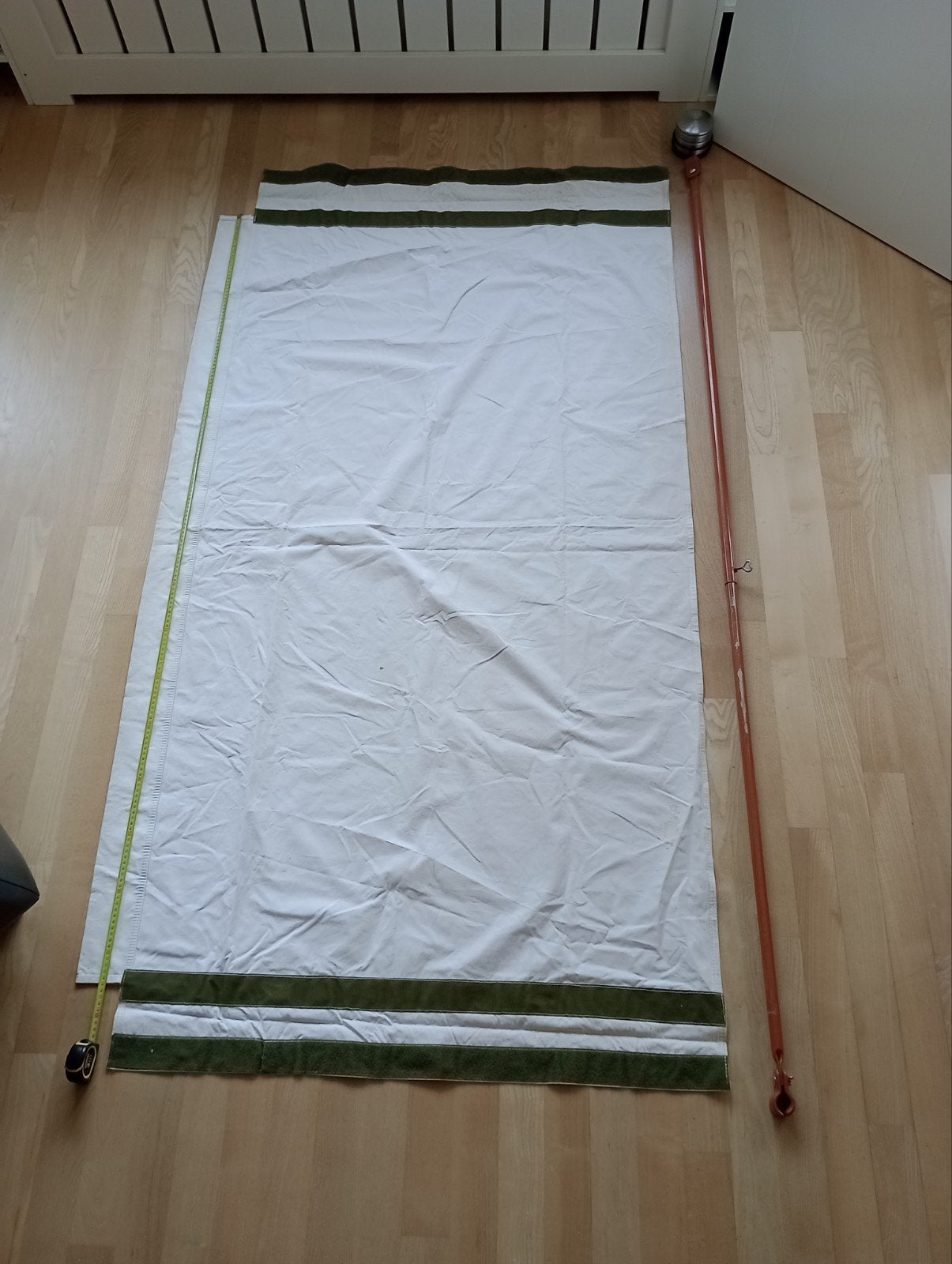 windscherm veranda scherm Holtkamper Cocoon met stok, Ophalen, Zo goed als nieuw