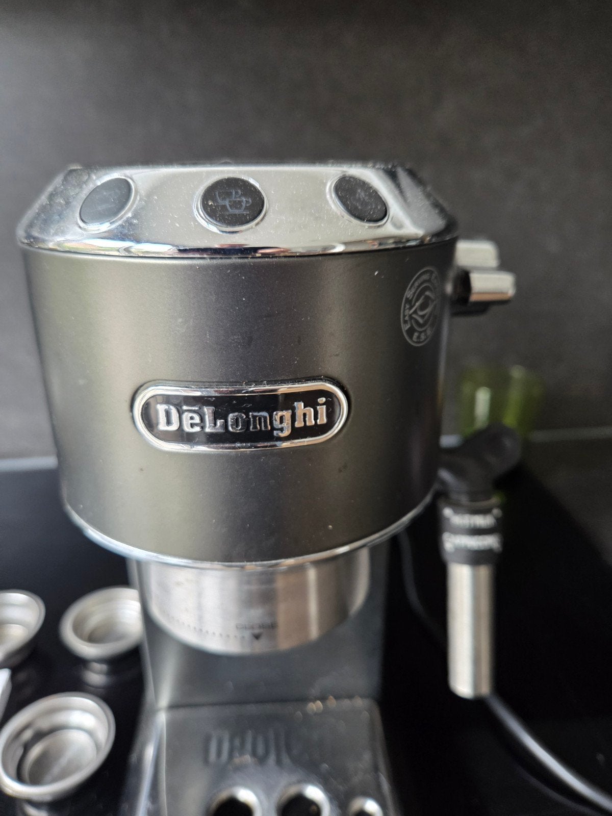 DeLonghi EC 685 piston koffiezet machine, Ophalen, Gebruikt, Espresso apparaat, Gemalen koffie