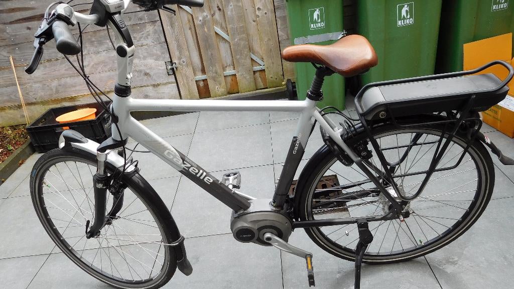 Gazelle Herenfiets te koop Electrische, Ophalen of Verzenden, Kunststof