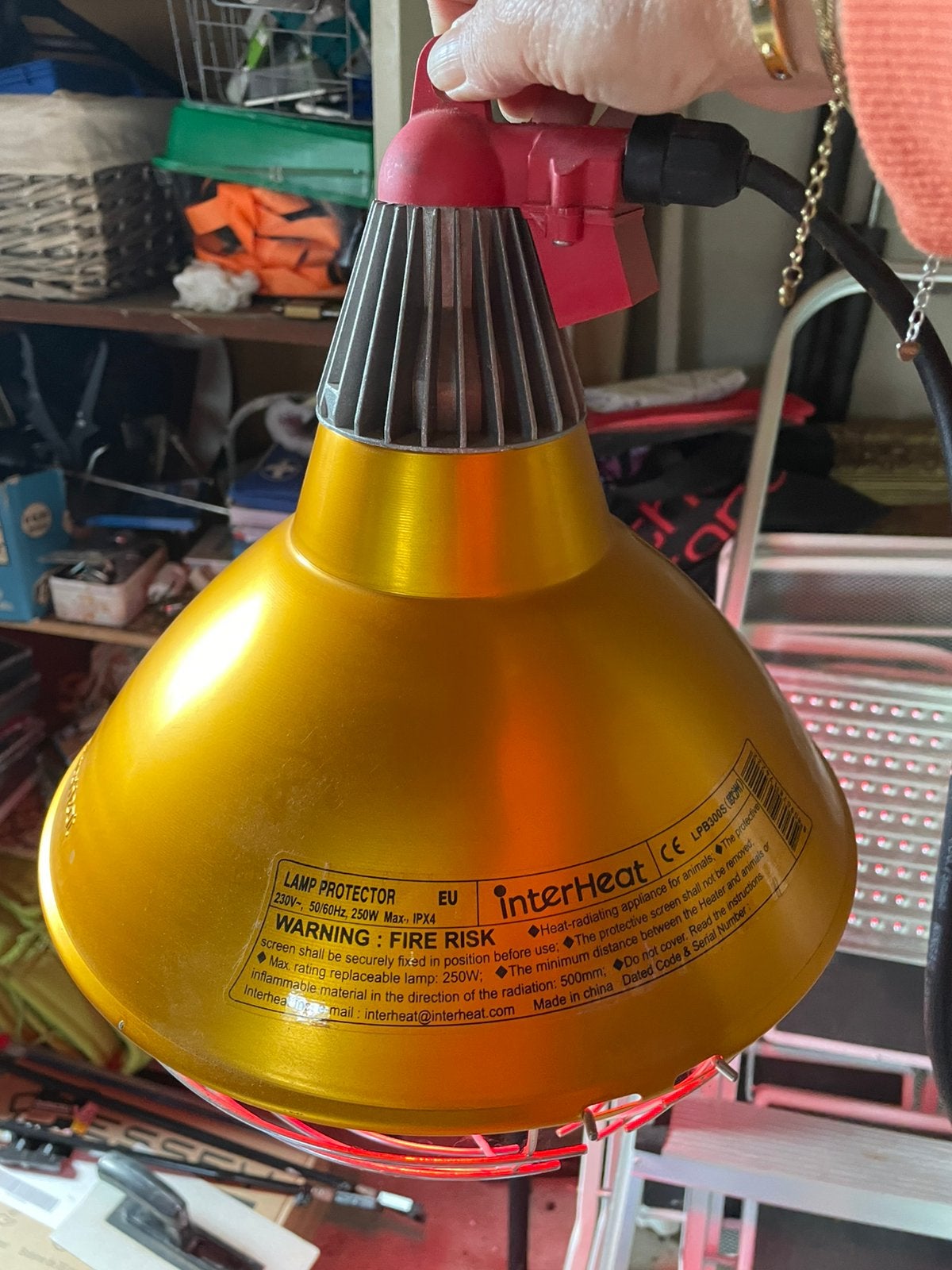 Broedlamp te koop, Ophalen of Verzenden, Zo goed als nieuw