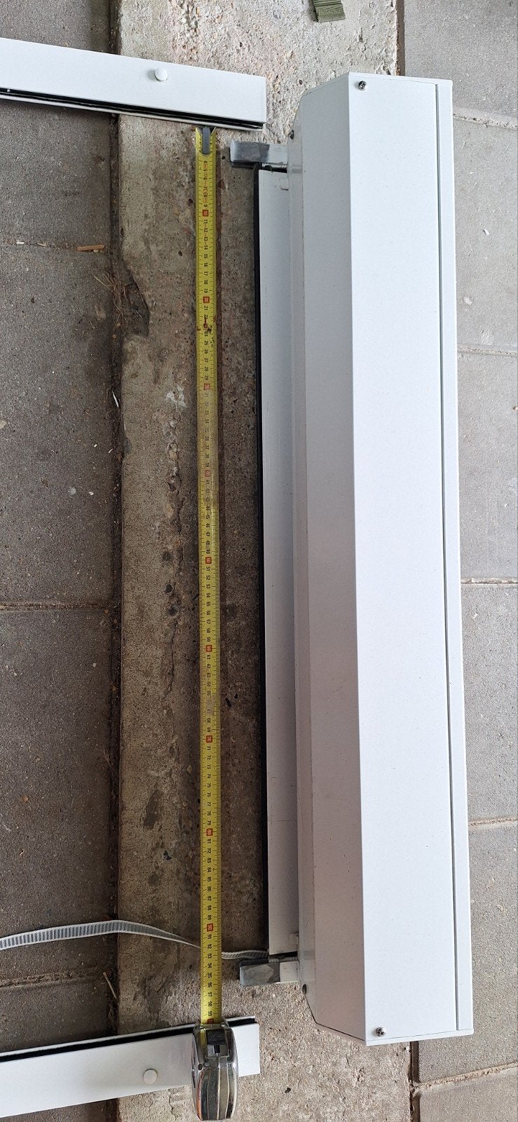 Wit rolluik, Ophalen, Gebruikt, Minder dan 100 cm, Wit