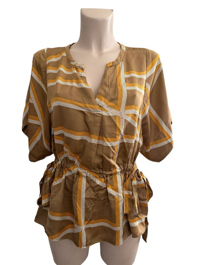 Second Female shirt XS, Bruin, Ophalen of Verzenden, Zo goed als nieuw, Maat 34 (XS) of kleiner