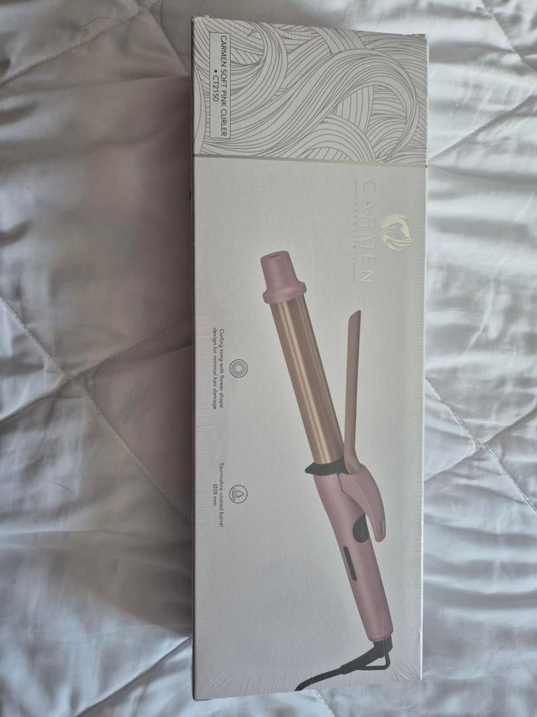 Nieuwe Carmen Soft Pink Curler CT2150 krultang, Ophalen of Verzenden, Nieuw, Haarverzorging
