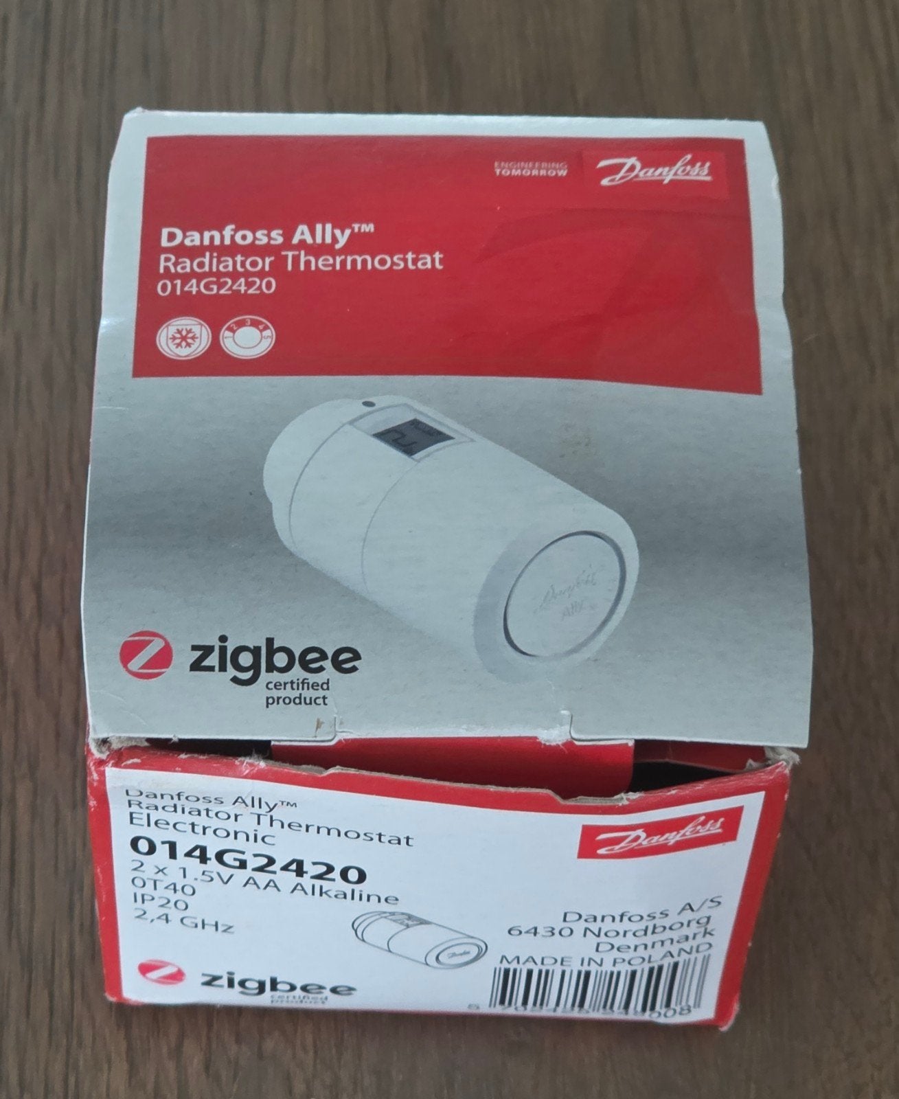 Danfoss Ally thermostaat, Doe-het-zelf en Verbouw, Thermostaten, Ophalen of Verzenden, Slimme thermostaat, Zo goed als nieuw