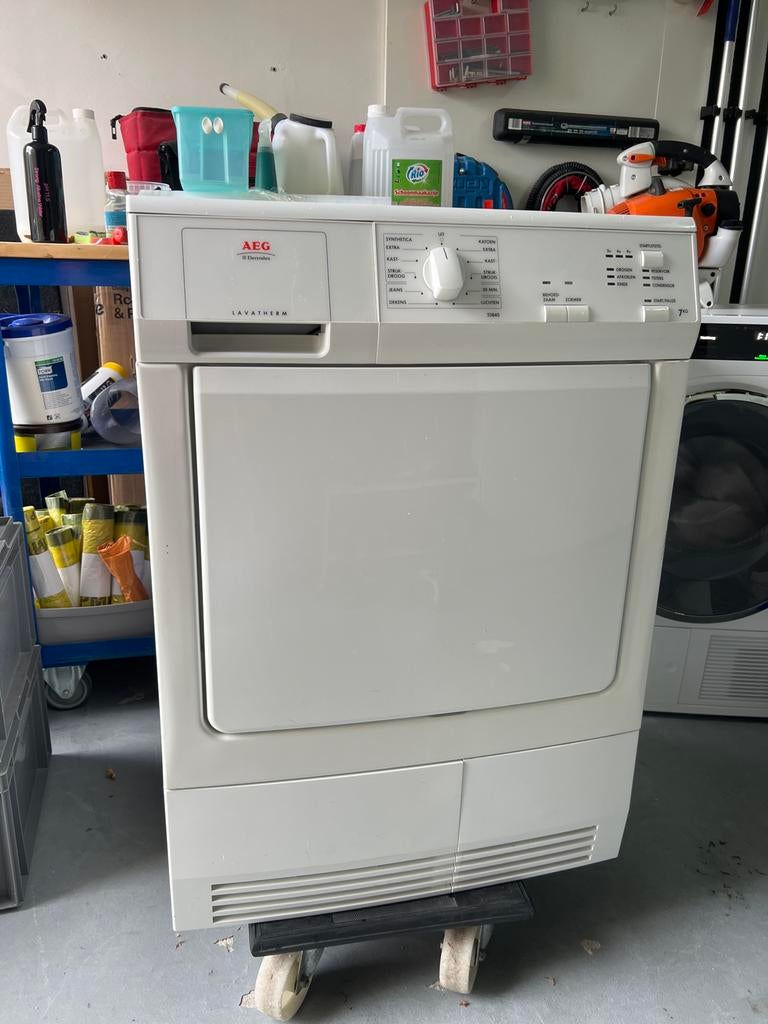 AEG Lavatherm Condensdroger - Betrouwbaar en Efficiënt, Ophalen, 6 tot 8 kg, Zo goed als nieuw, Voorlader
