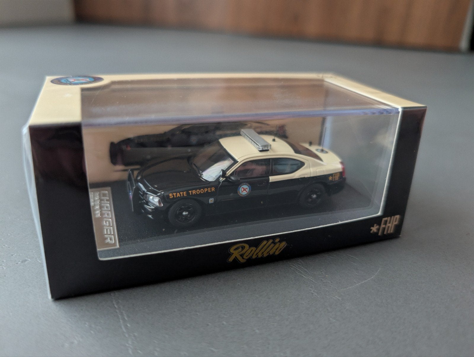 1/64 Florida Highway Patrol Dodge Charger van Rollin., Ophalen of Verzenden, Nieuw