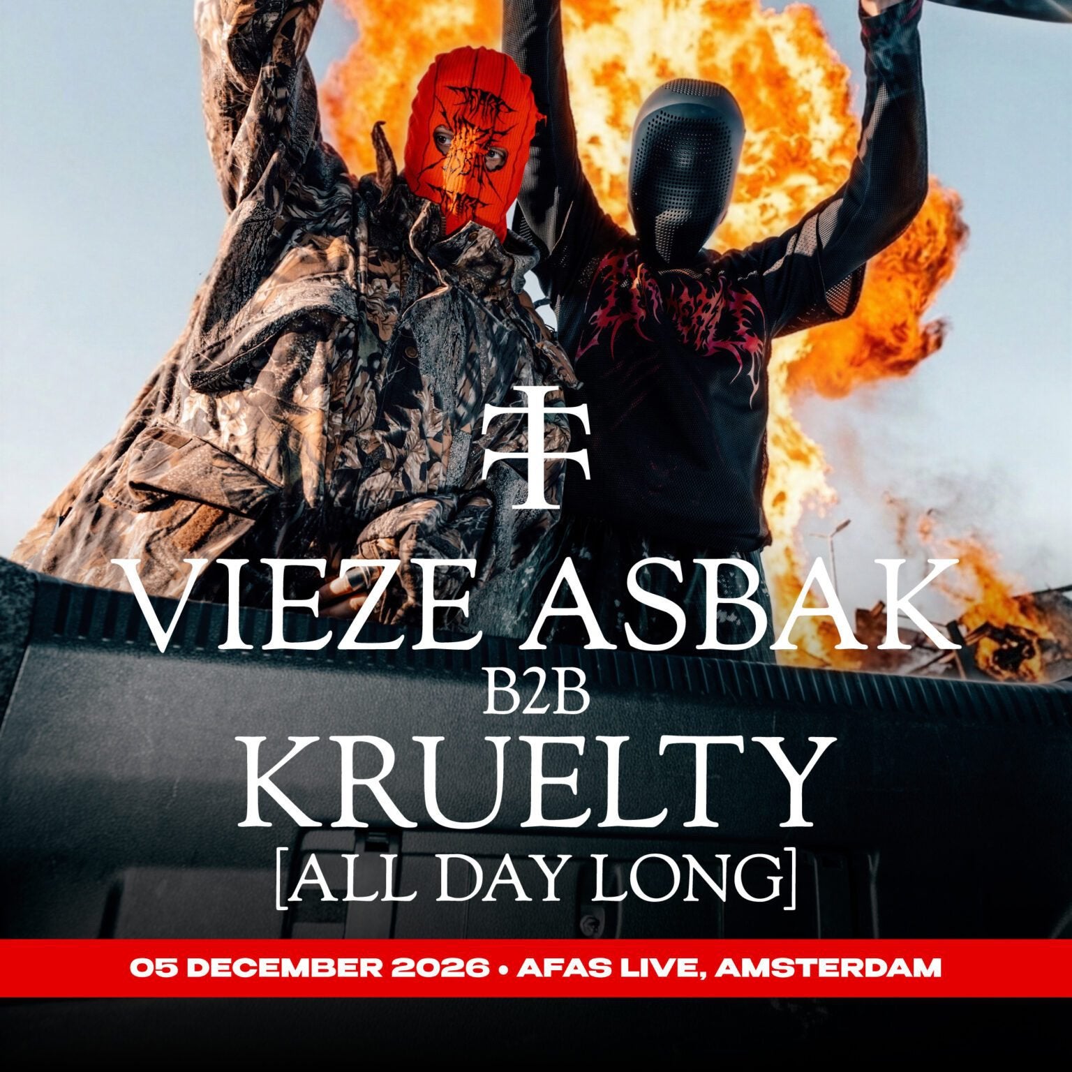 2x TELETECH Vieze Asbak B2B Kruelty All Day Long, Tickets en Kaartjes, Concerten | House, Techno en Trance, Twee personen, December